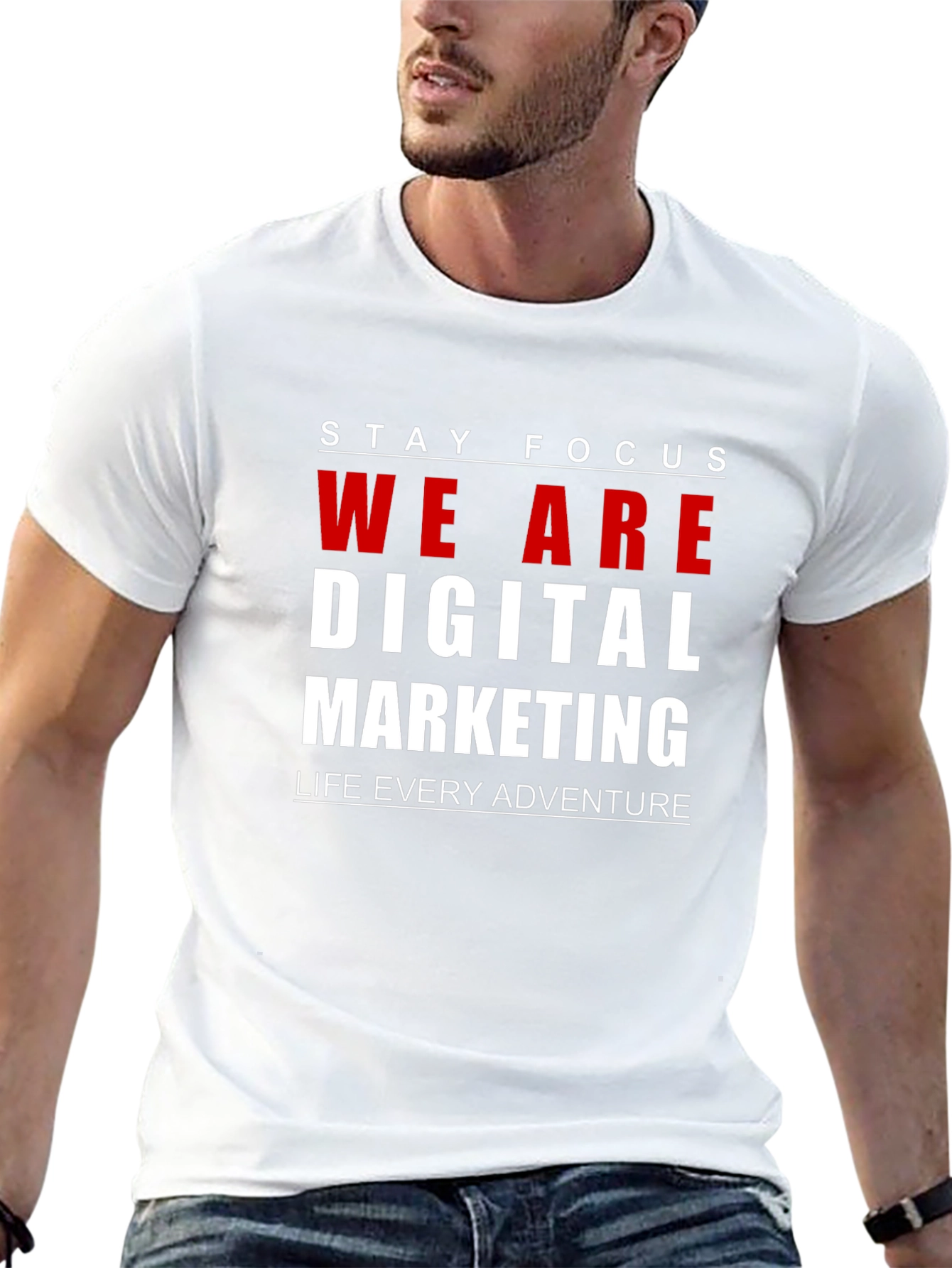 Stay Focus T-Shirt - Digital Marketing Tee