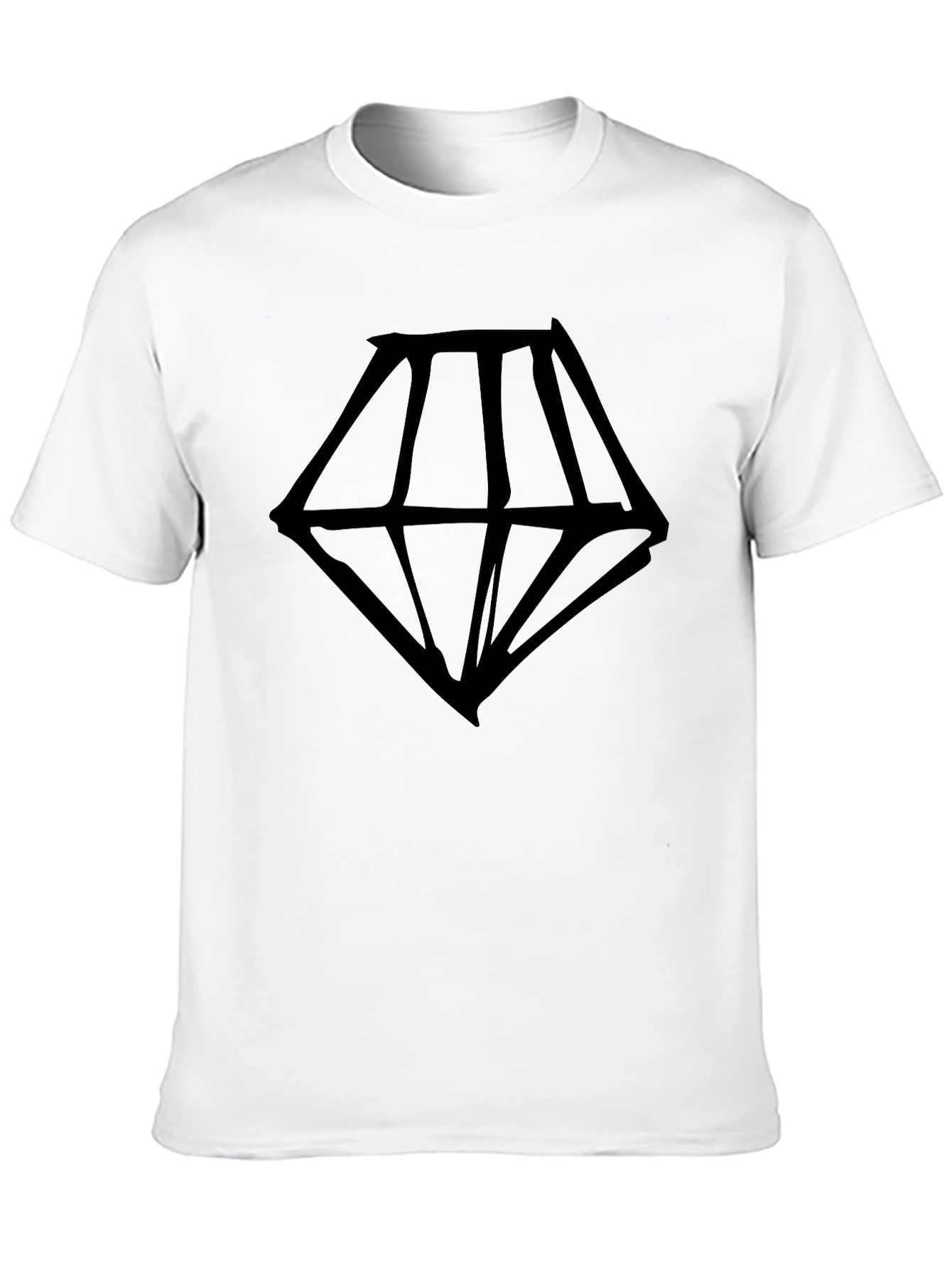 Diamond Graphic Black T-Shirt