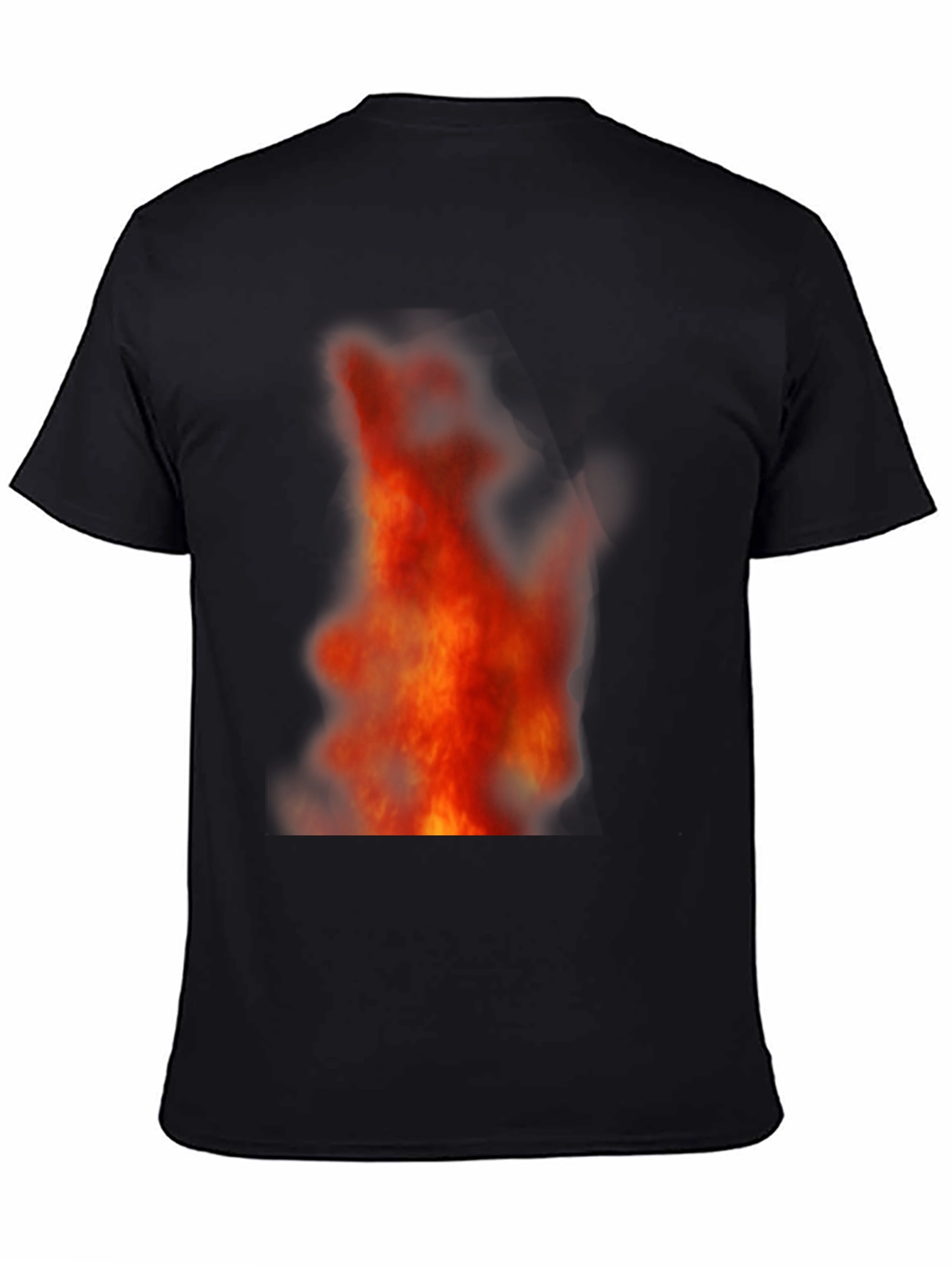 Fiery Flames Black T-Shirt