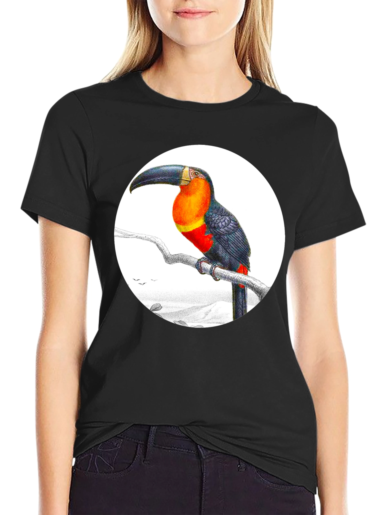 Toucans Graphic T-Shirt Tropical Bird Tee