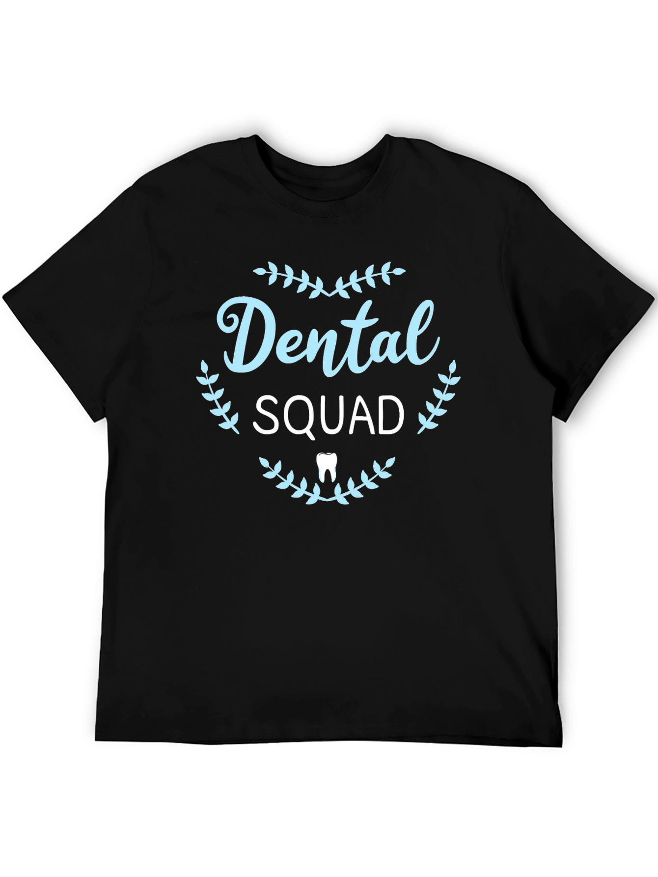 Dental Squad T-Shirt - Black Crew Neck Tee