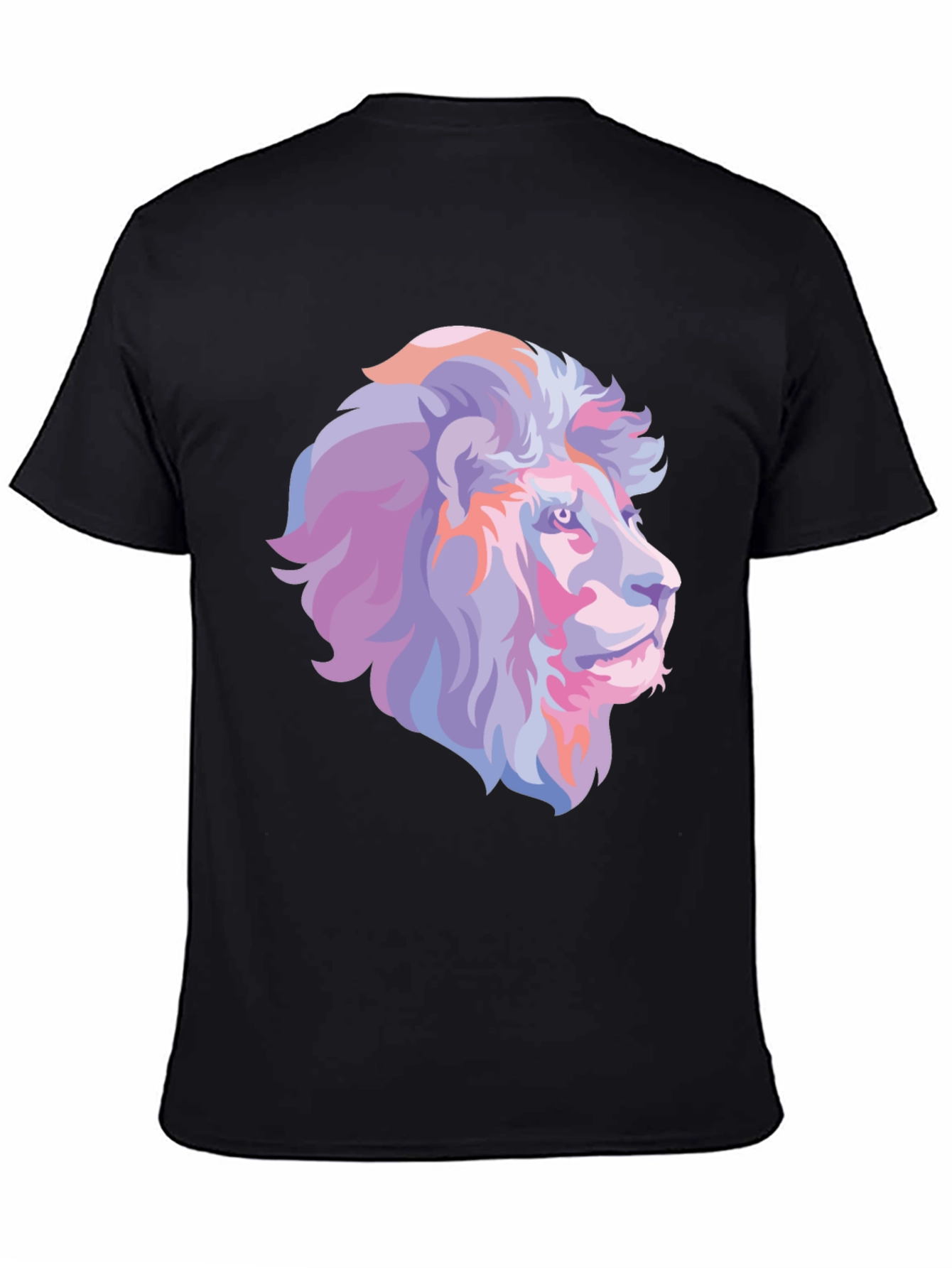 Lion Graphic Tee - Stylish Animal Print T-Shirt