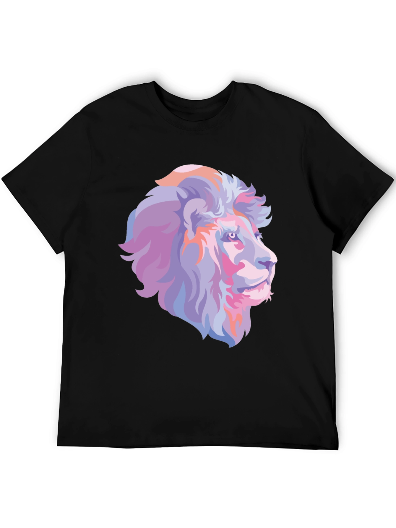 Lion Graphic Tee - Stylish Animal Print T-Shirt