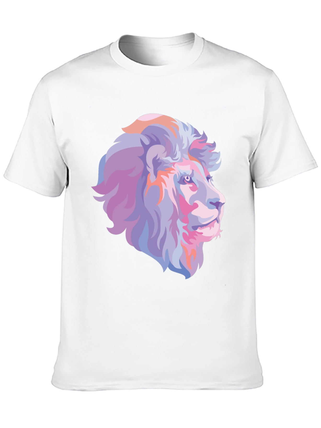 Lion Graphic Tee - Stylish Animal Print T-Shirt