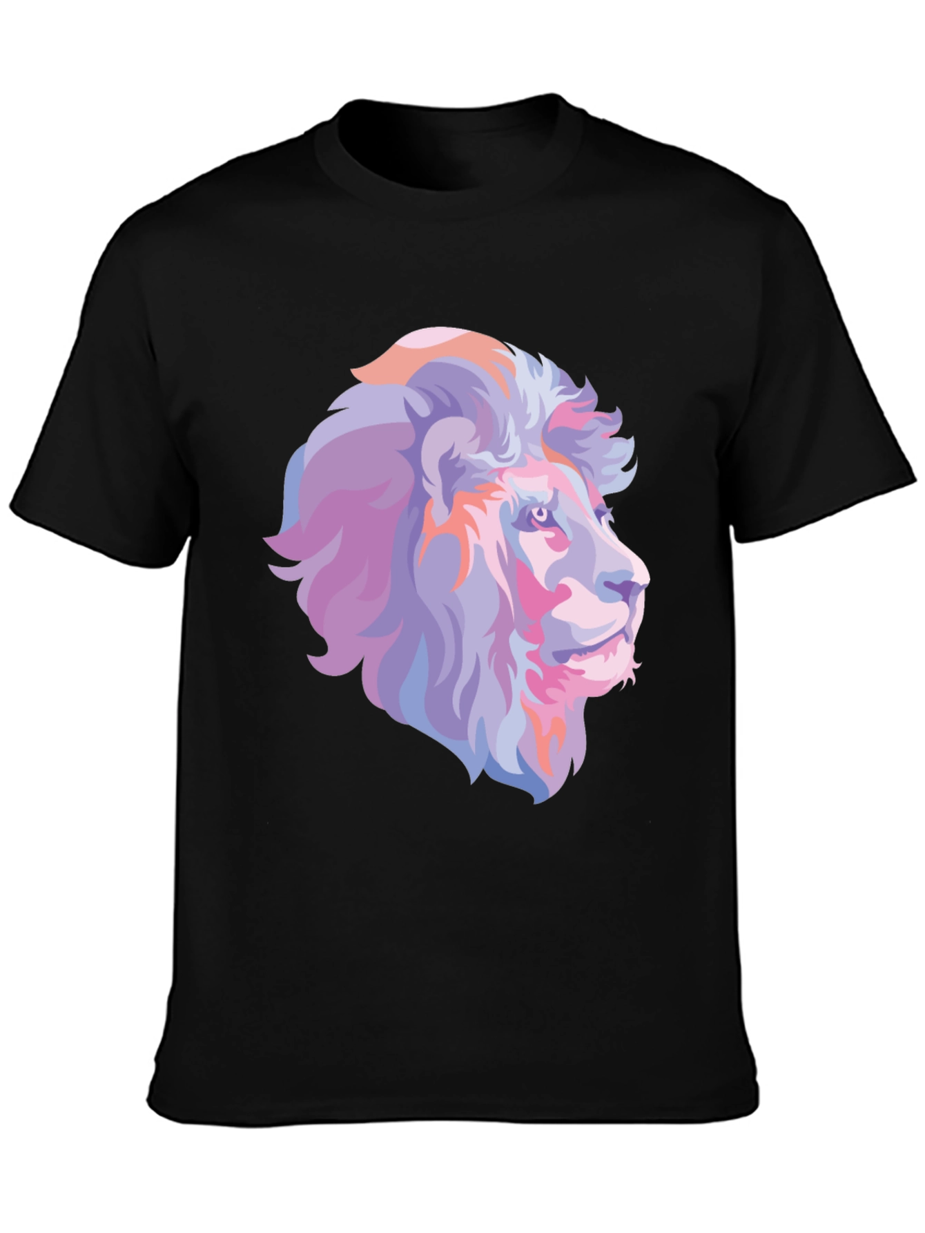 Lion Graphic Tee - Stylish Animal Print T-Shirt