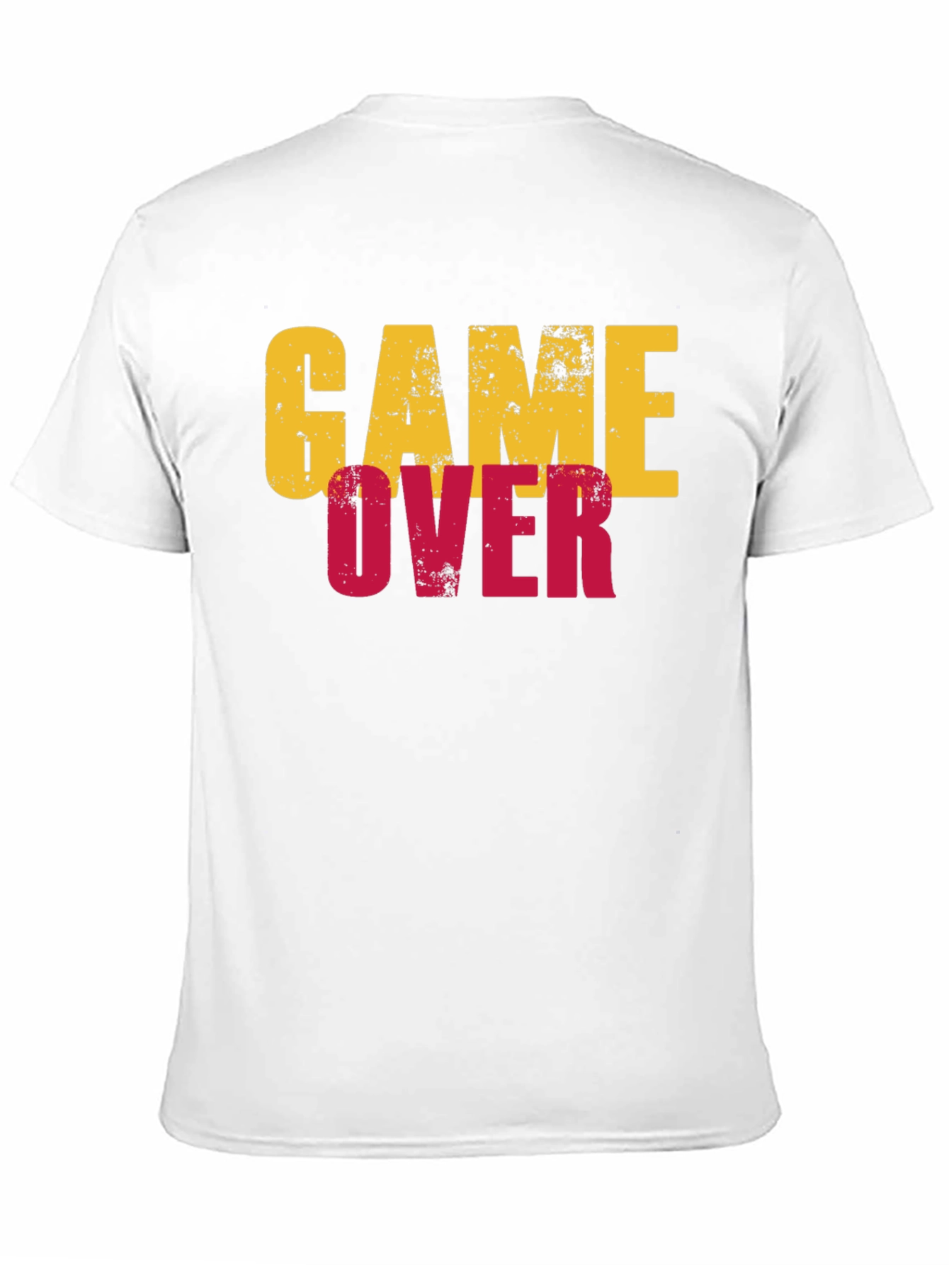 Game Over Graphic Tee - Black Cotton T-Shirt