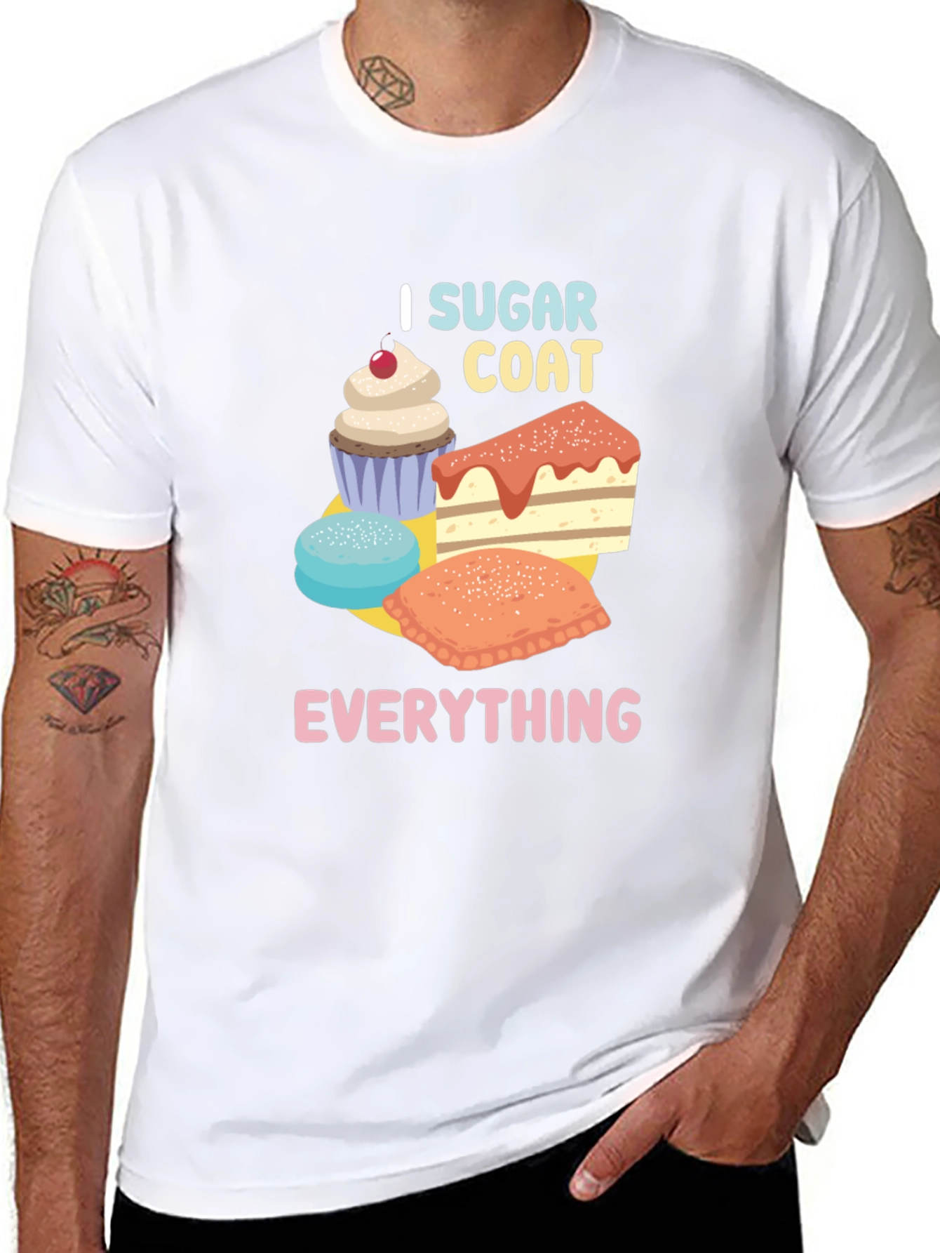 I Sugar Coat Everything T-Shirt - Sweet Tooth Tee