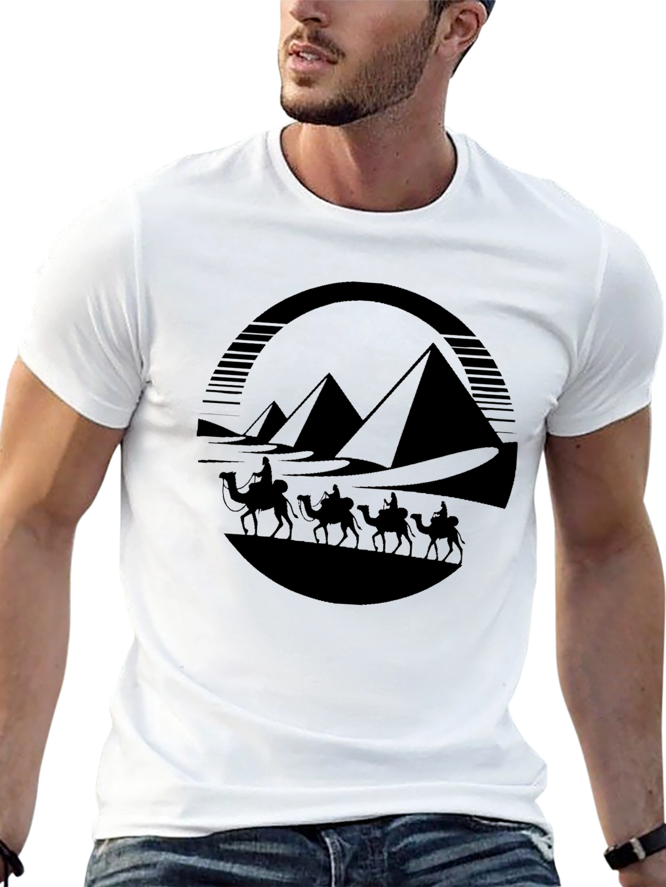 Egyptian Pyramid Camel T-Shirt