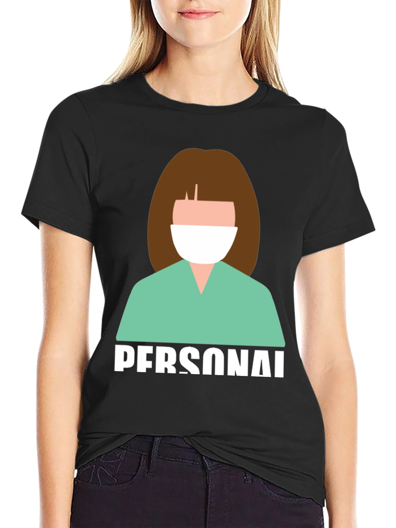 Essential Worker Graphic Tee - Unisex Black T-Shirt