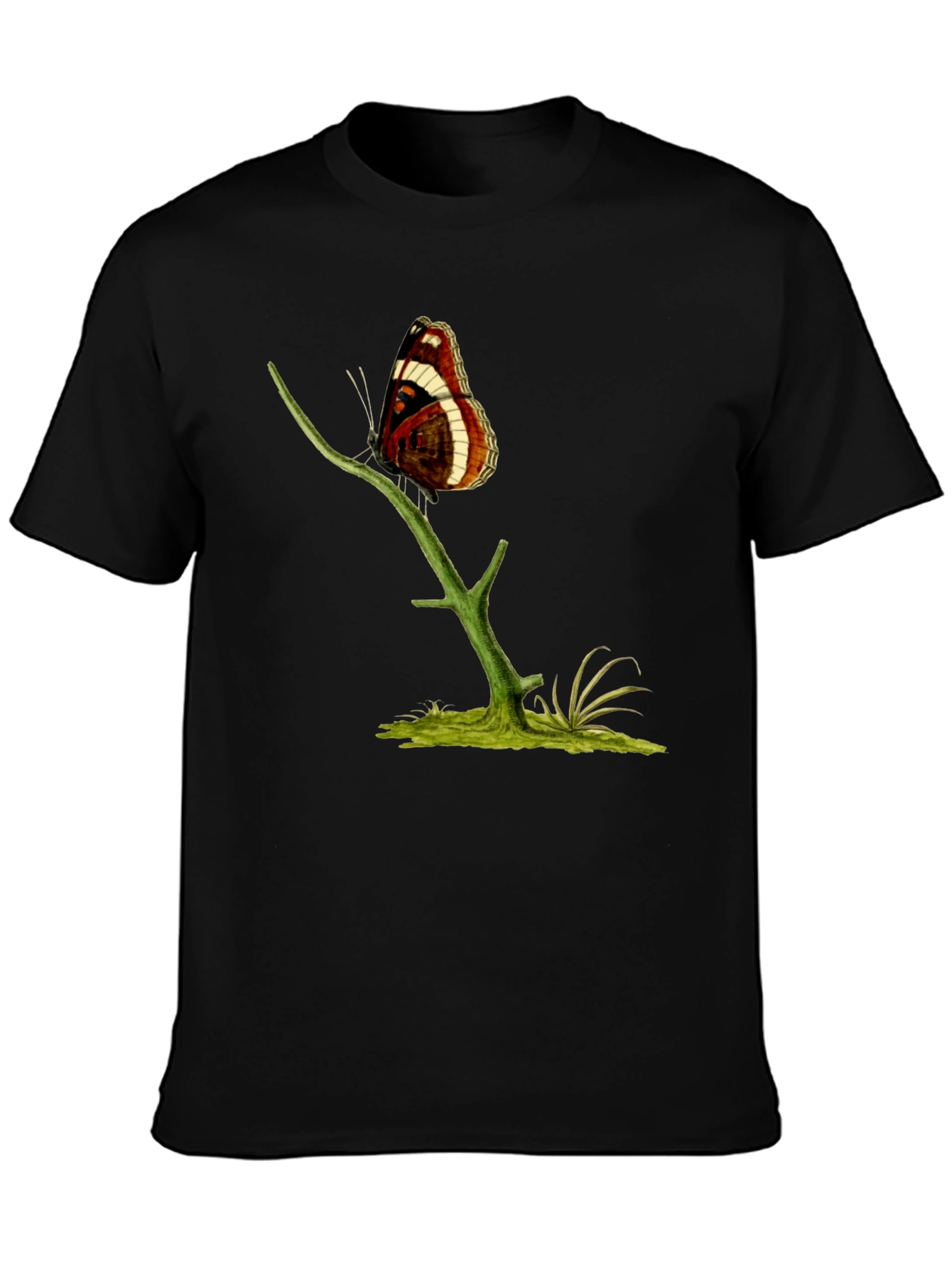 Butterfly Branch Graphic T-Shirt