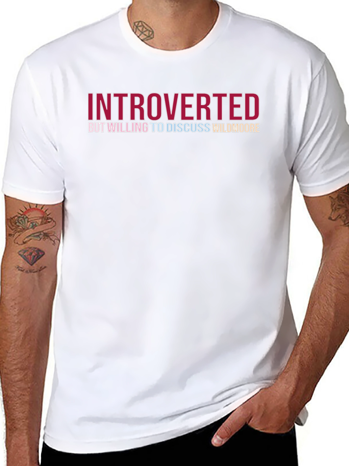 Introverted But Willing to Discuss Wildmoore T-Shirt