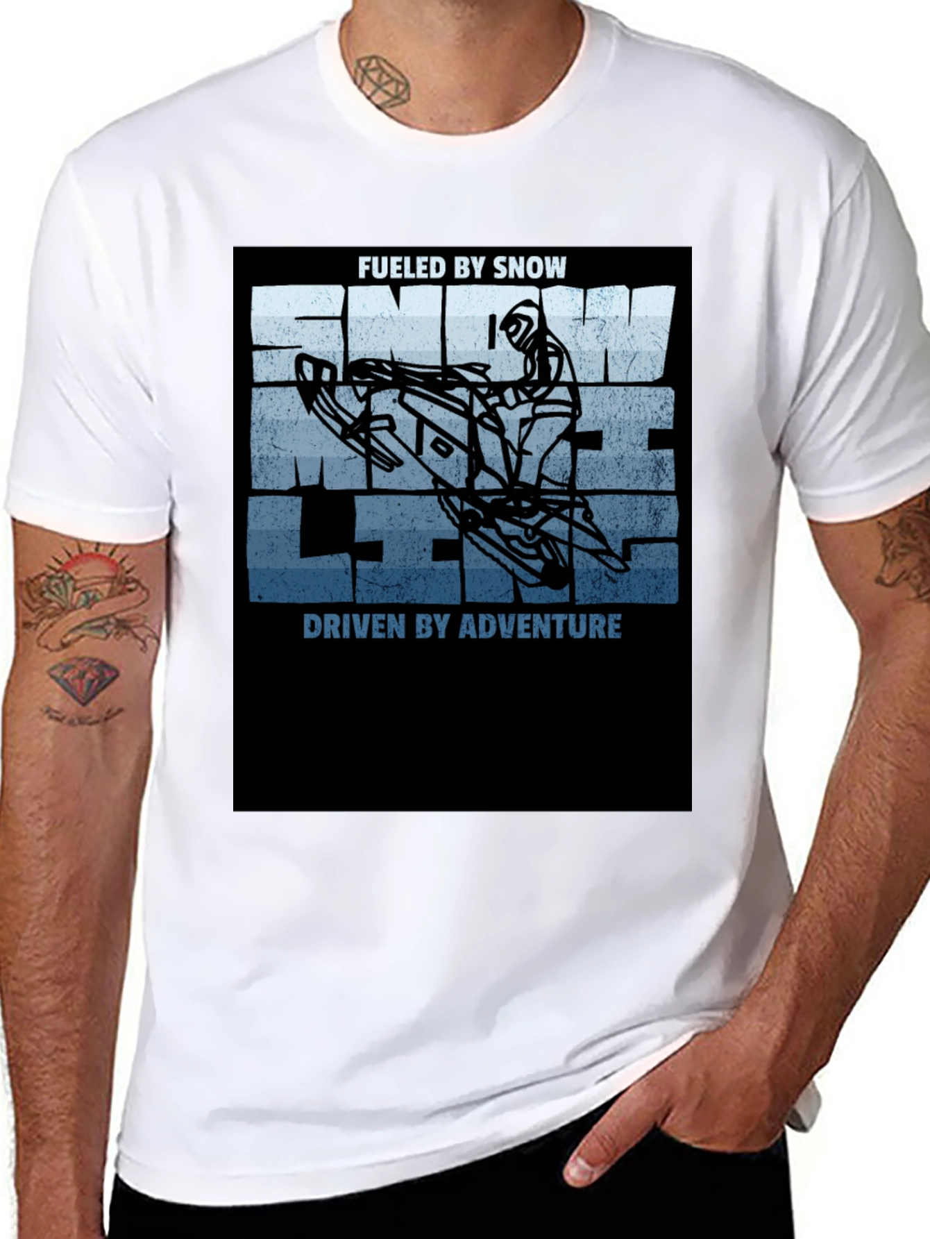 Fueled By Snow Adventure T-Shirt