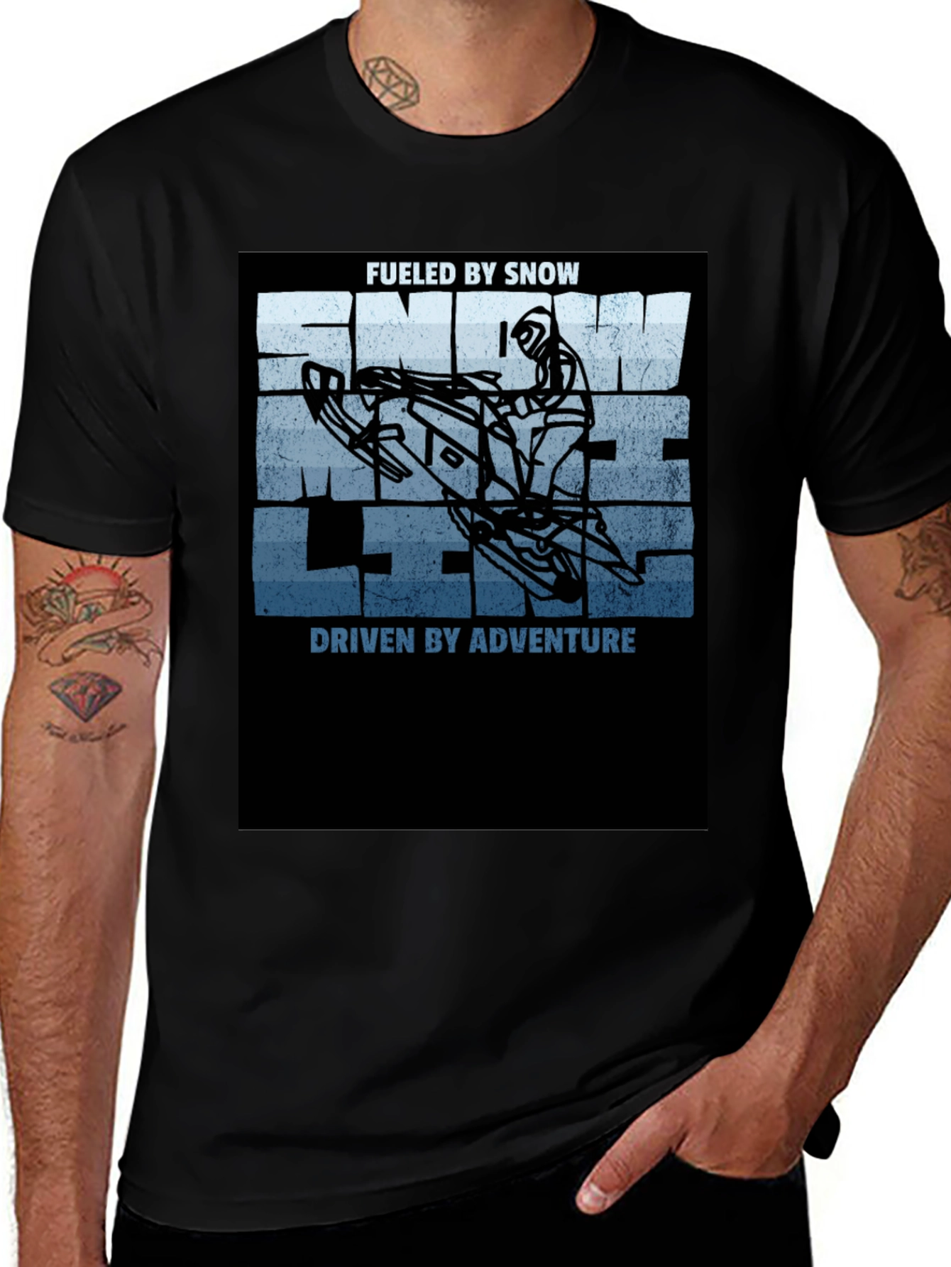 Fueled By Snow Adventure T-Shirt