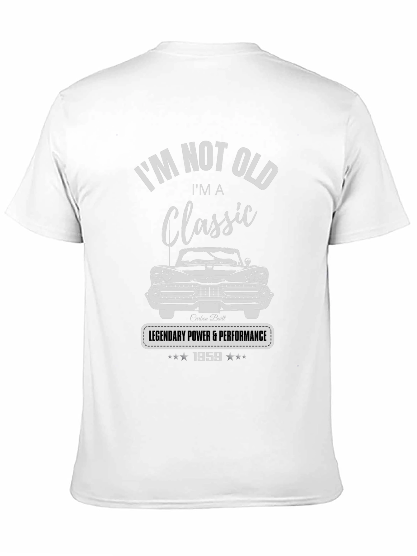 Classic 1959 Car T-Shirt - Legendary Power