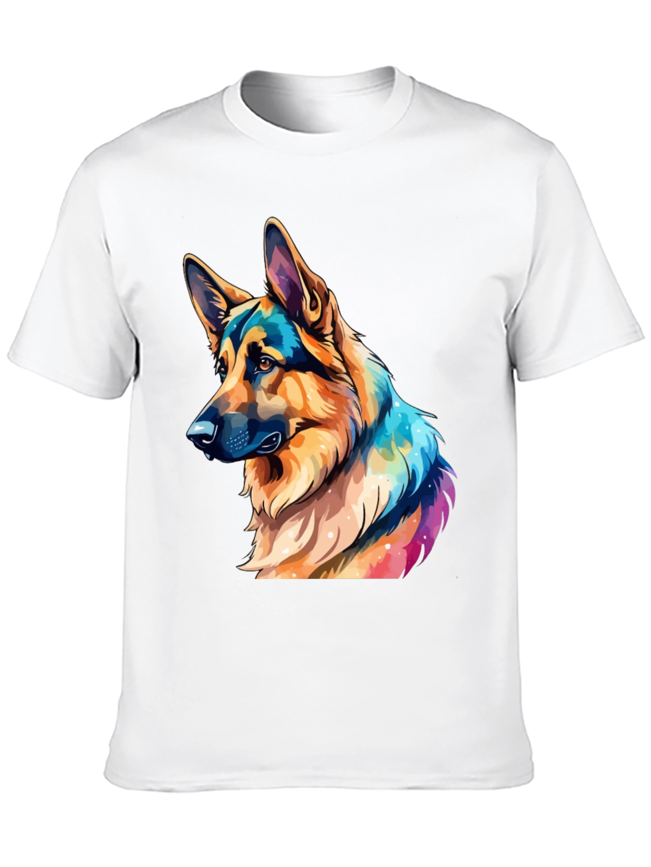 German Shepherd Art T-Shirt