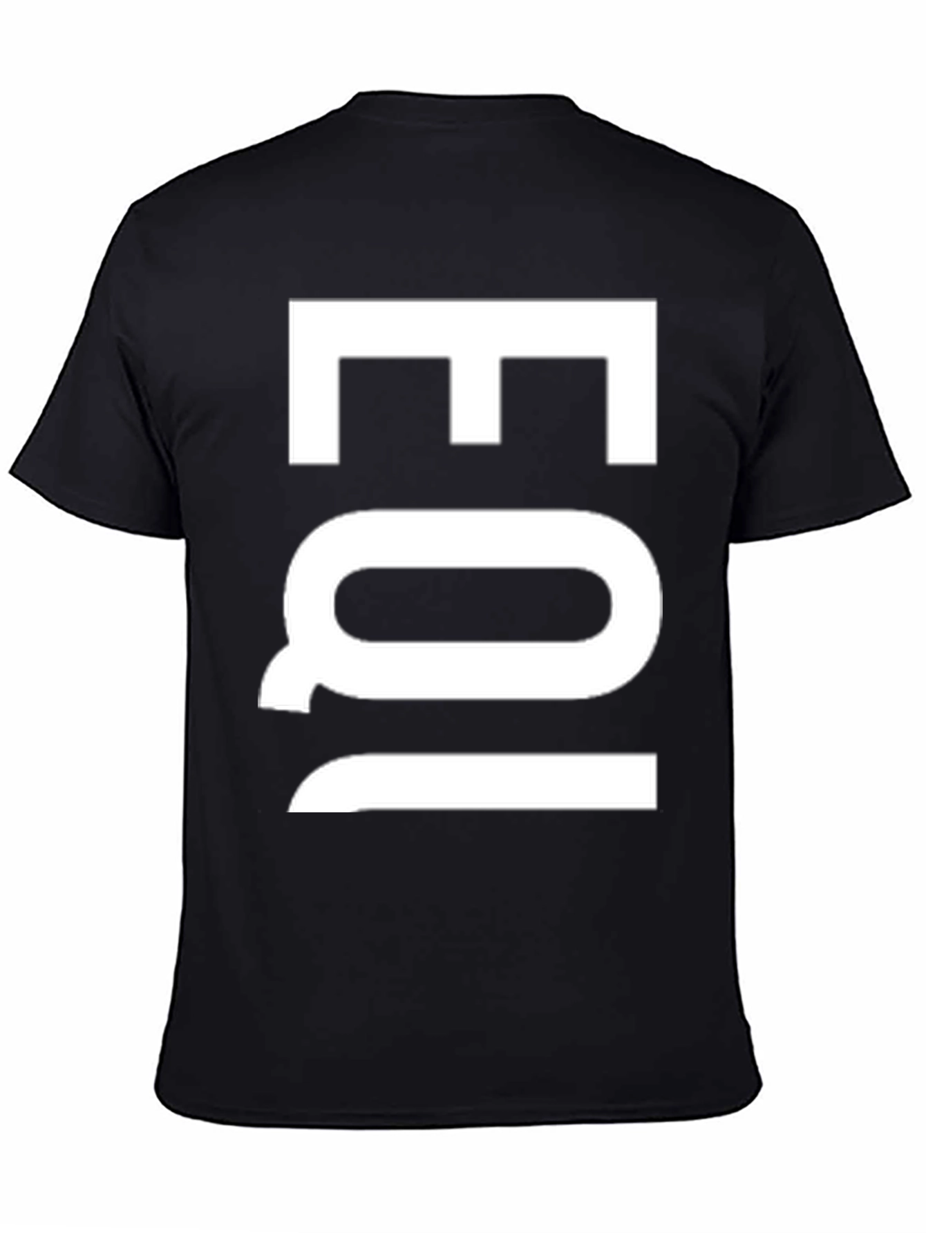 EQI Graphic Tee - Modern Black Cotton T-Shirt