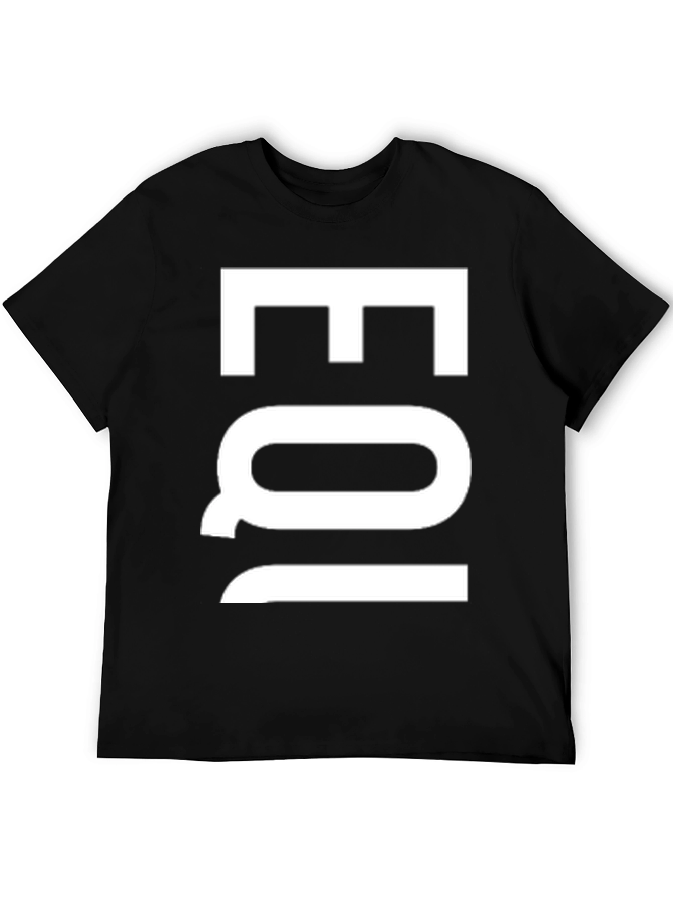 EQI Graphic Tee - Modern Black Cotton T-Shirt