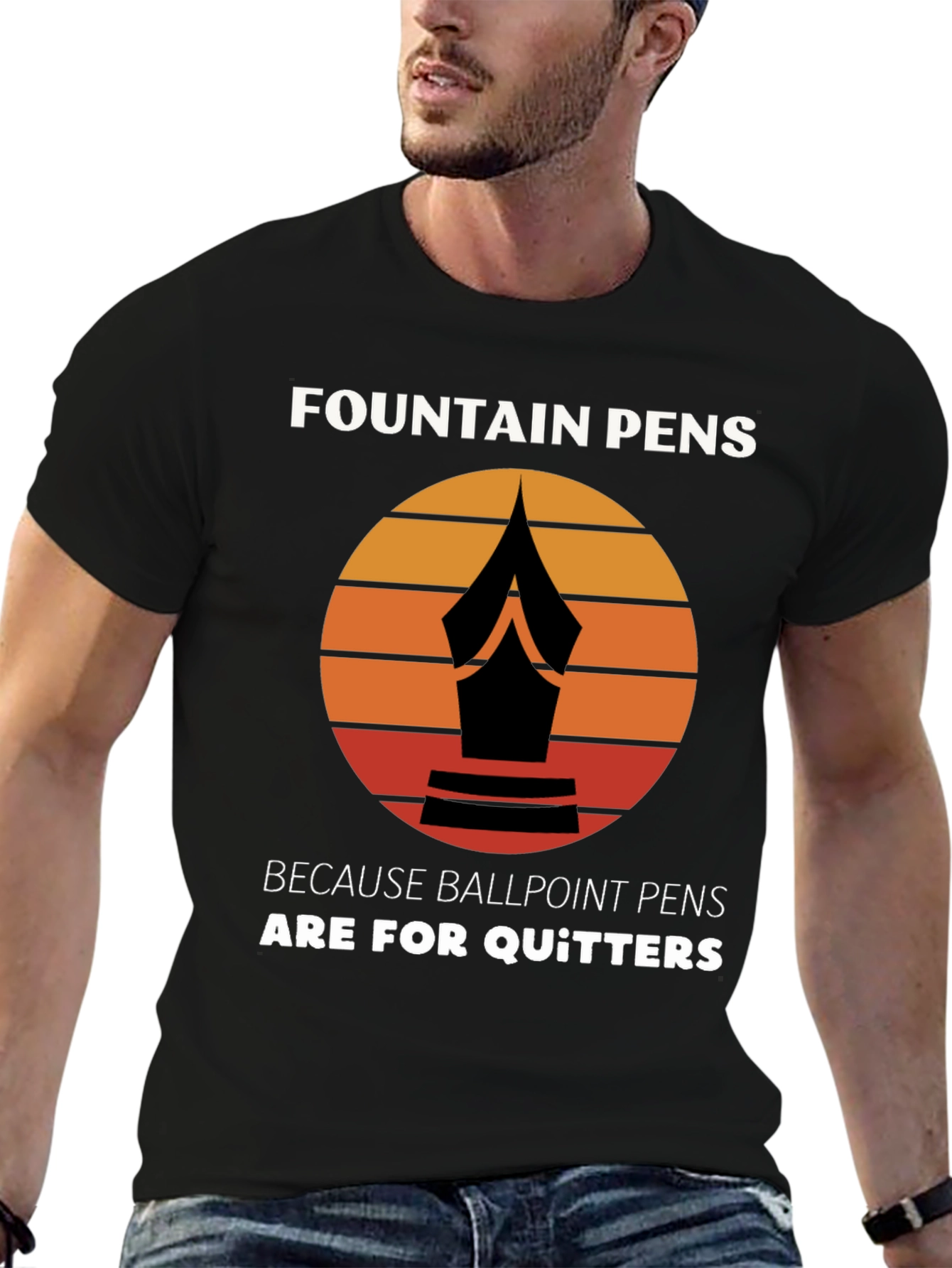 Fountain Pens T-Shirt - For the Discerning Writer
