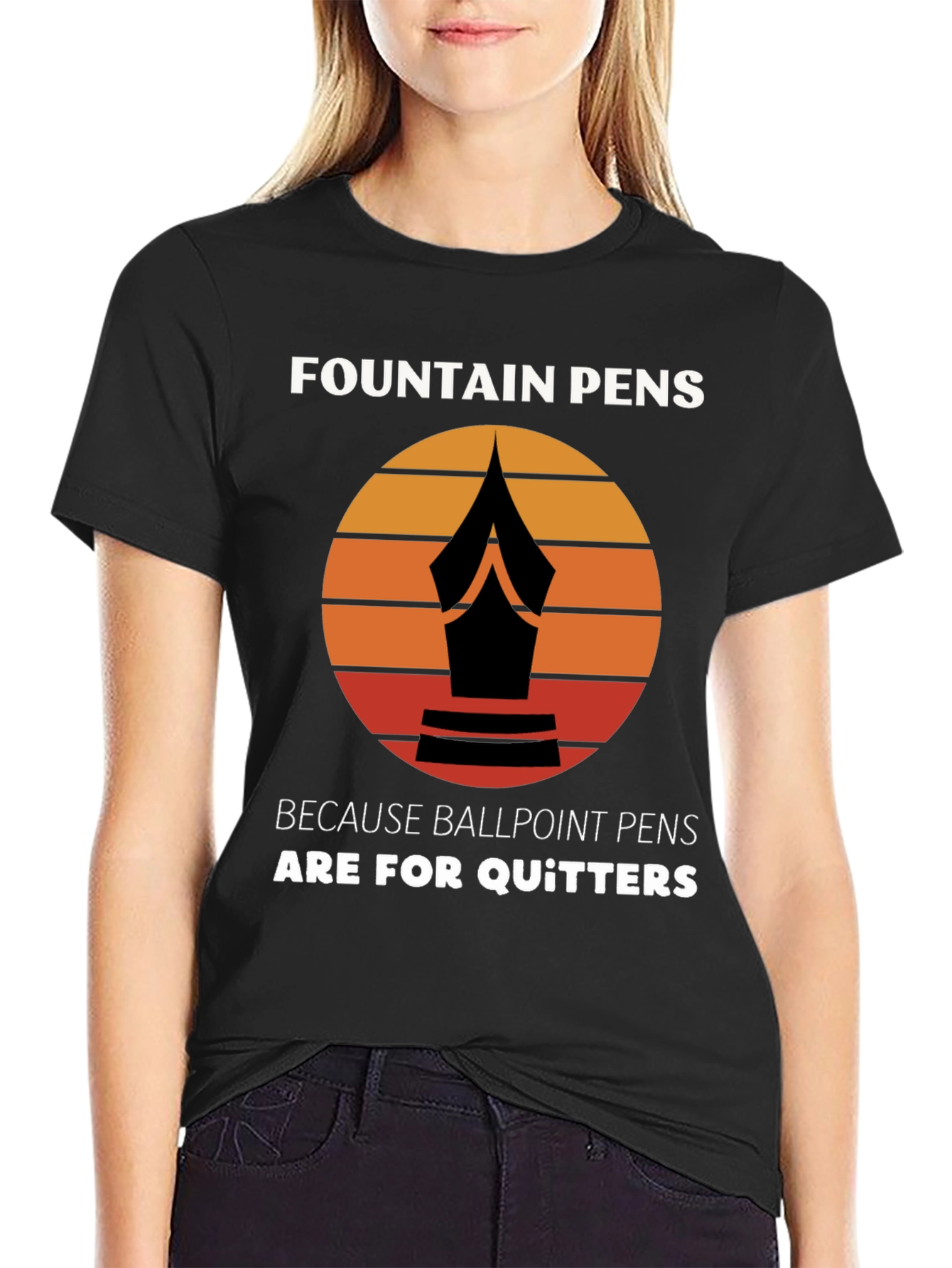 Fountain Pens T-Shirt - For the Discerning Writer