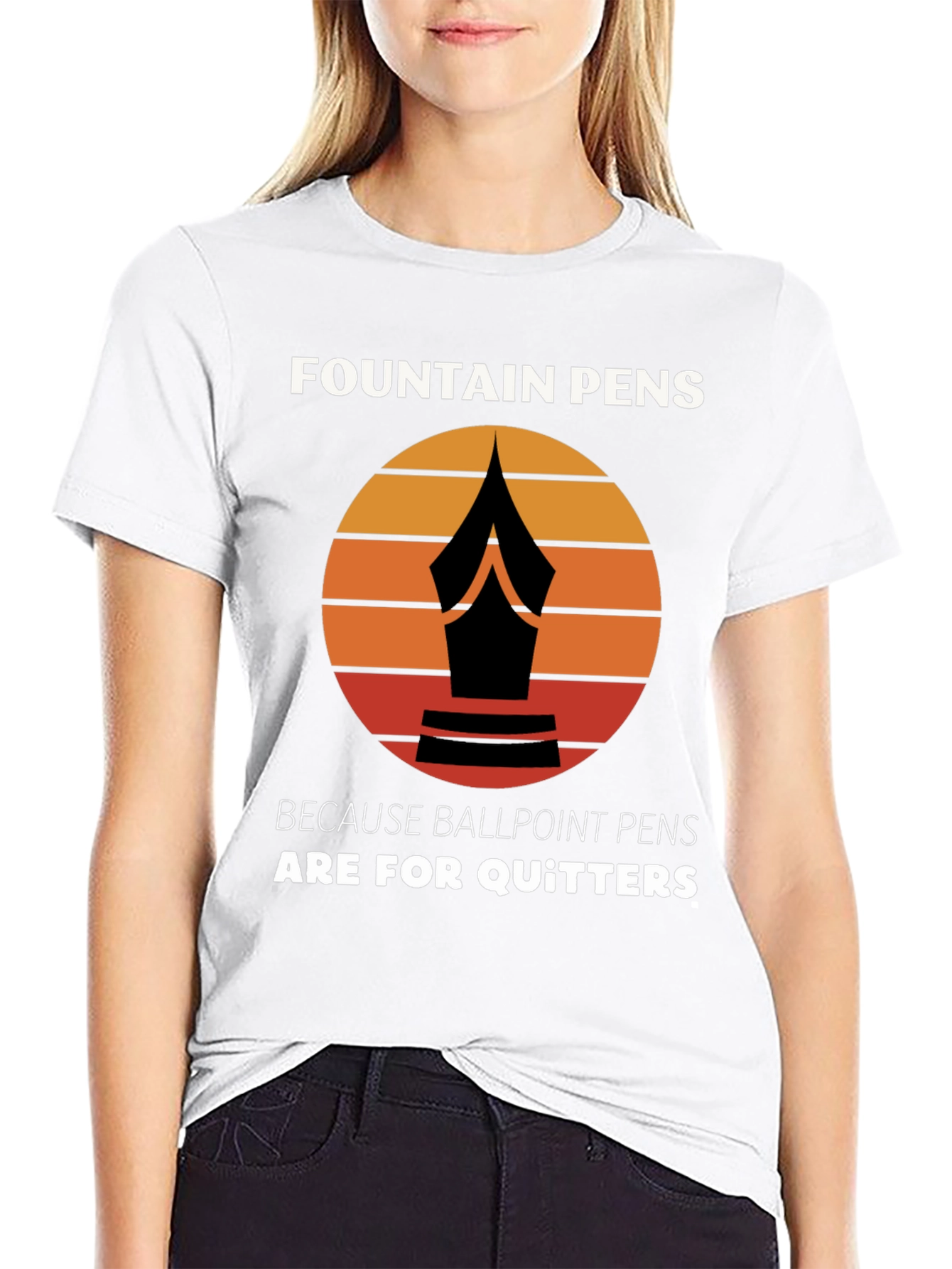 Fountain Pens T-Shirt - For the Discerning Writer
