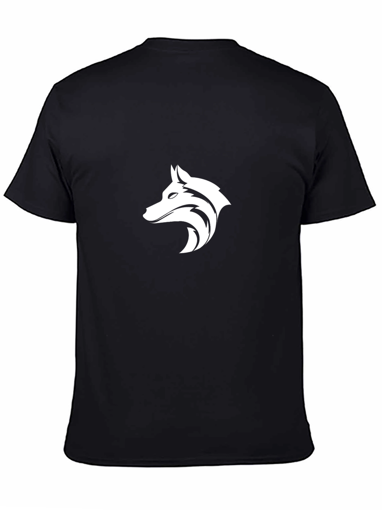 Black Wolf Graphic T-Shirt - Stylish Cotton Blend Tee