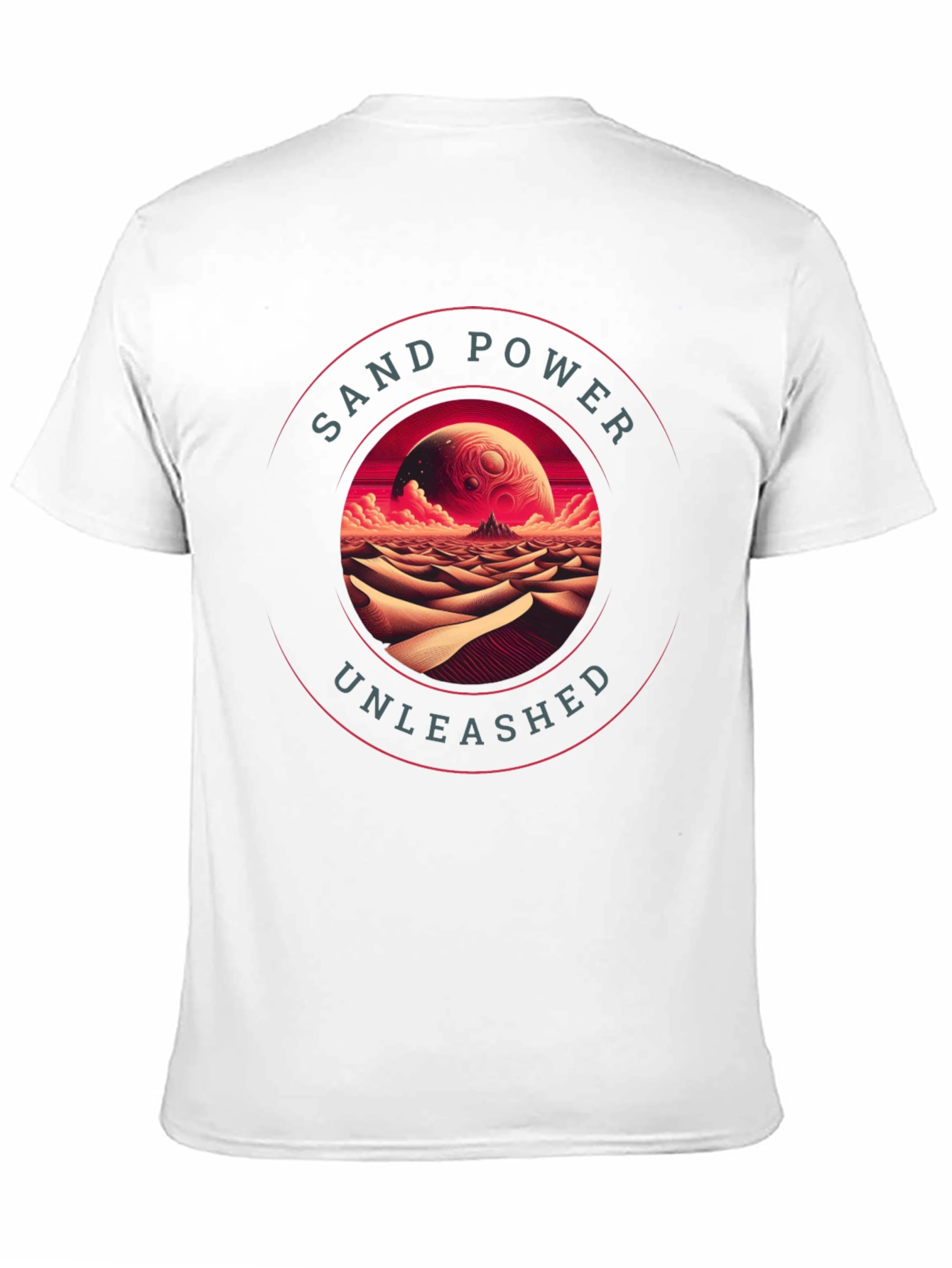Sand Power Unleashed Graphic T-Shirt
