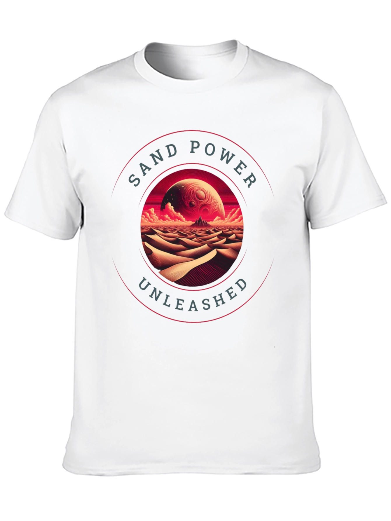 Sand Power Unleashed Graphic T-Shirt