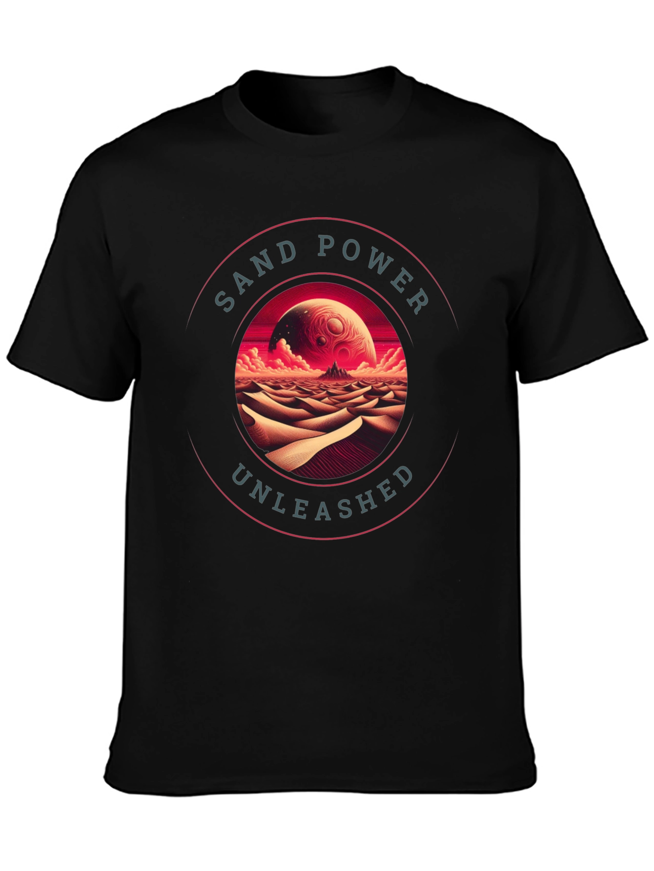 Sand Power Unleashed Graphic T-Shirt