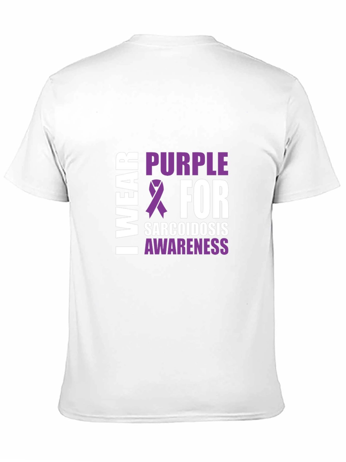 Sarcoidosis Awareness Purple Ribbon T-Shirt