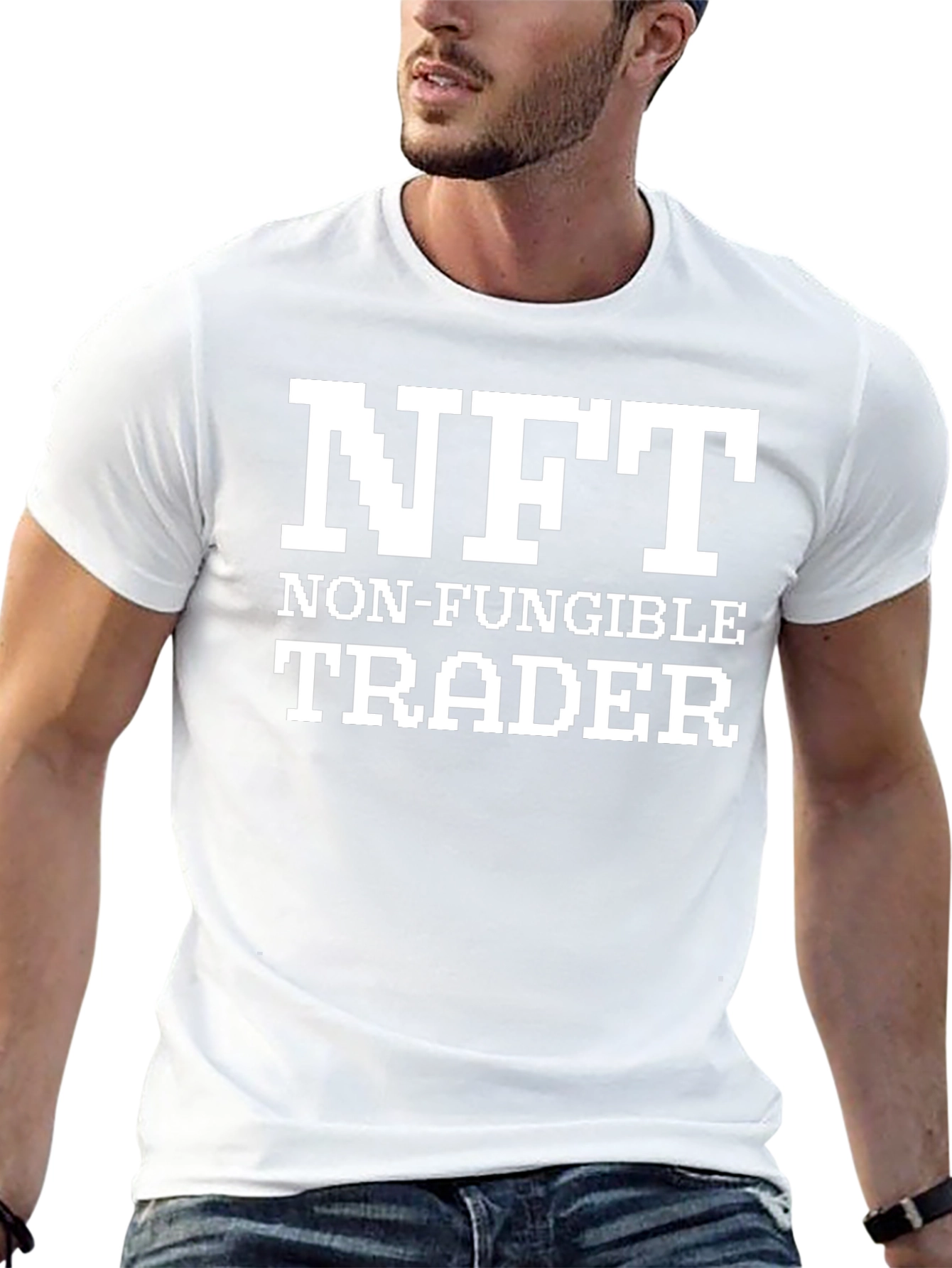 NFT Non-Fungible Trader Black Graphic T-Shirt