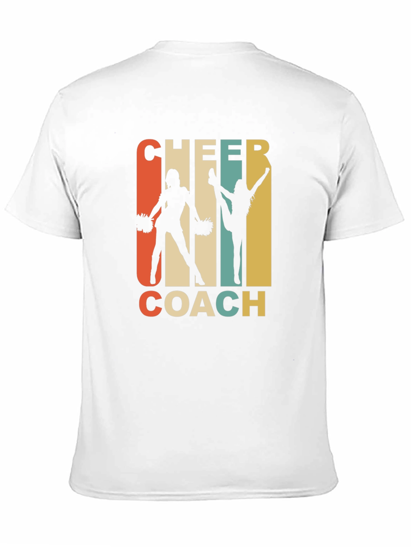 Cheer Coach Graphic T-Shirt - Retro Cheerleading Apparel