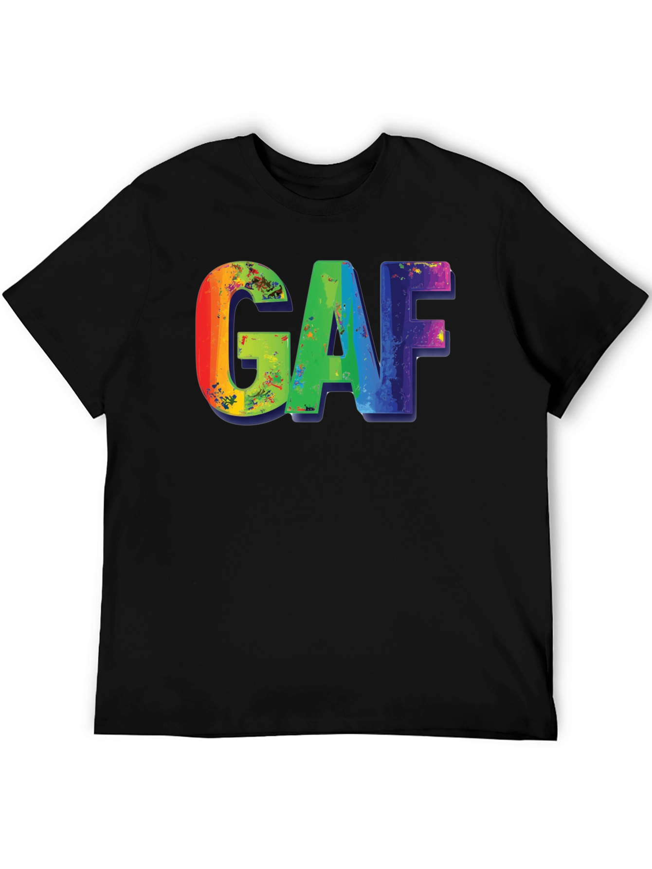 GAF Rainbow Graphic T-Shirt - Bold Statement Tee