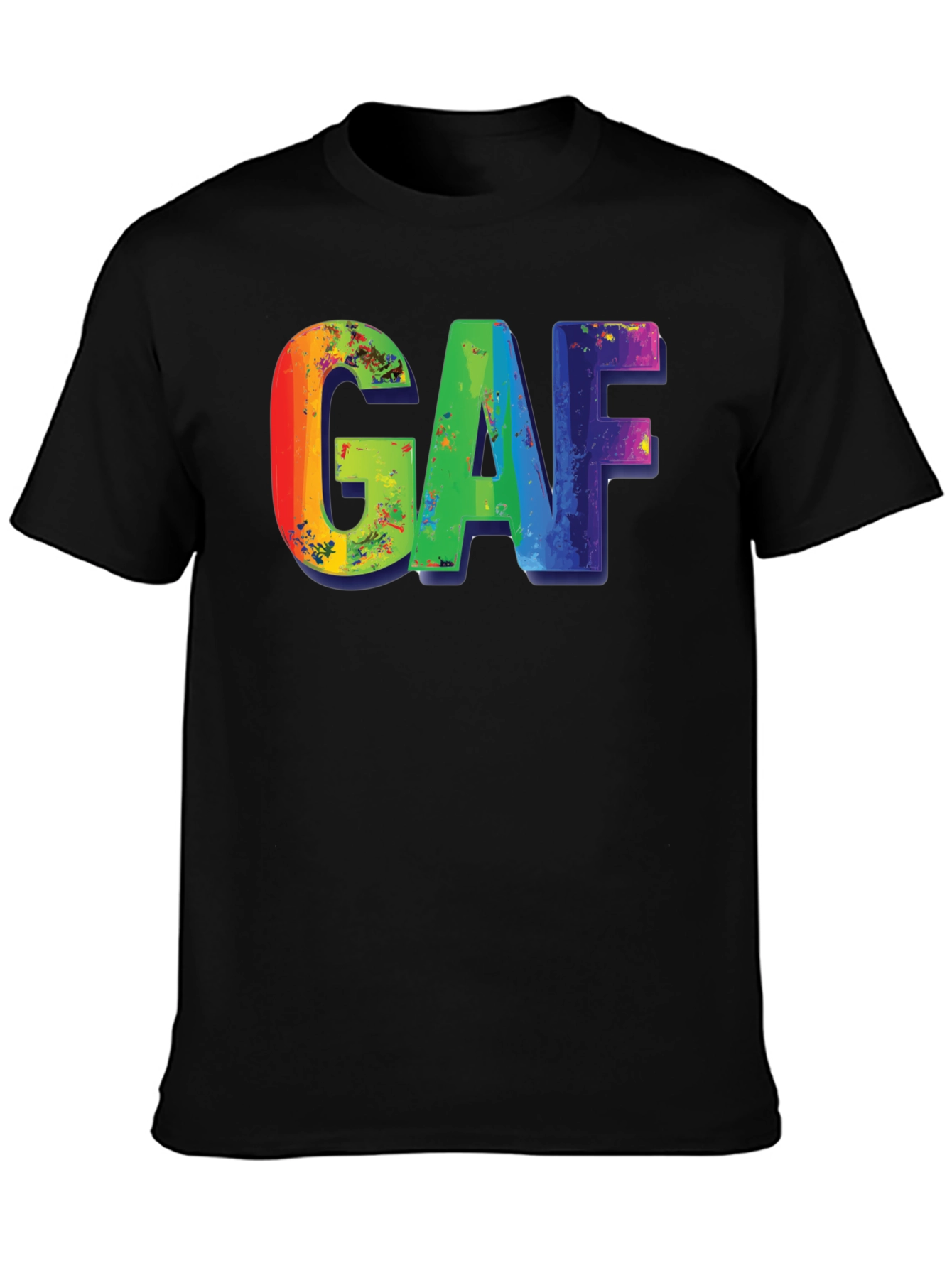 GAF Rainbow Graphic T-Shirt - Bold Statement Tee