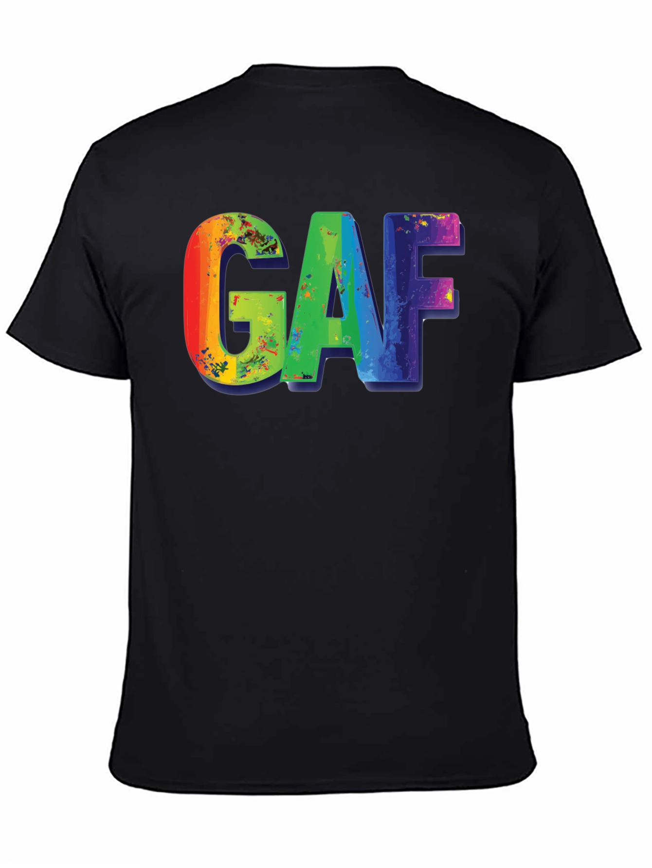 GAF Rainbow Graphic T-Shirt - Bold Statement Tee
