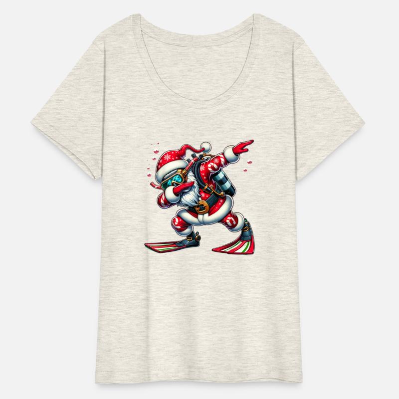 Dabbing Santa Scuba Diving