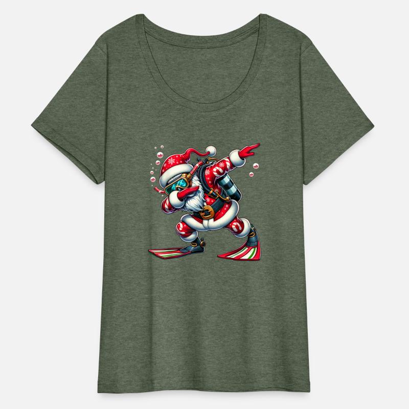 Dabbing Santa Scuba Diving