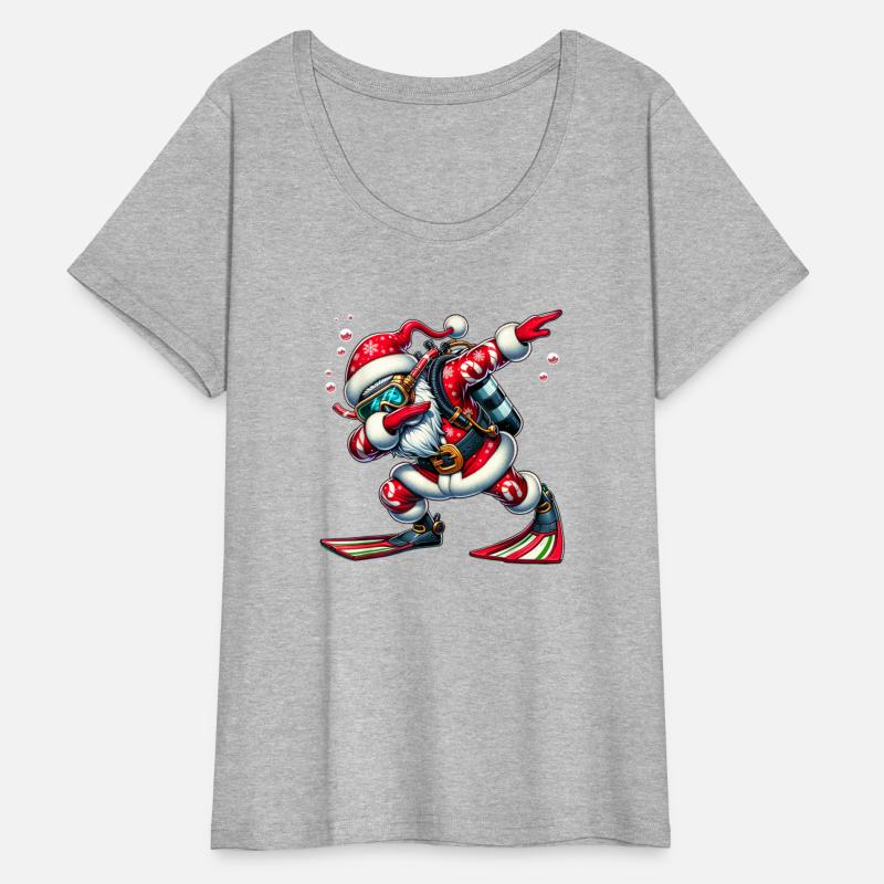 Dabbing Santa Scuba Diving