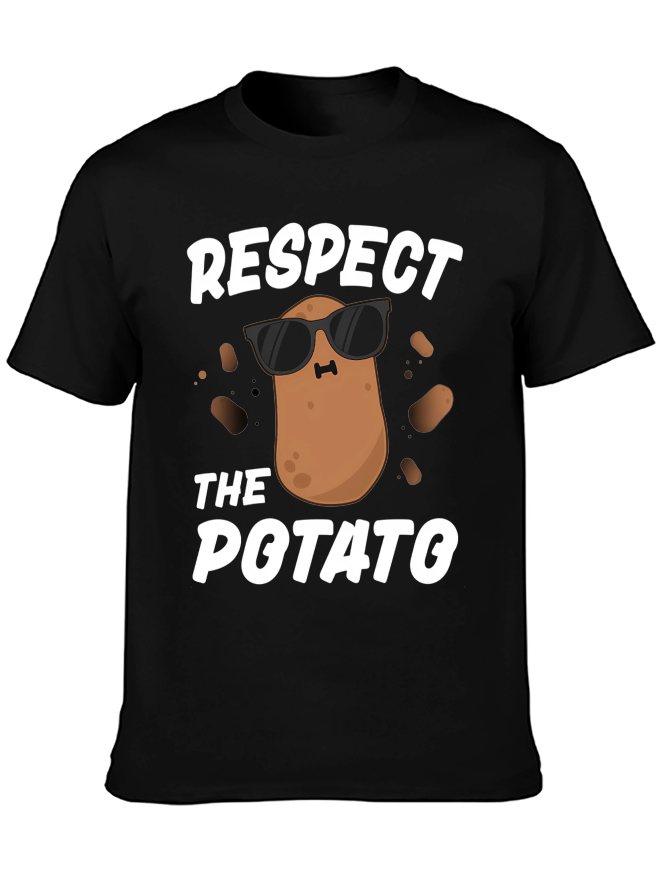 Respect the Potato Funny T-Shirt