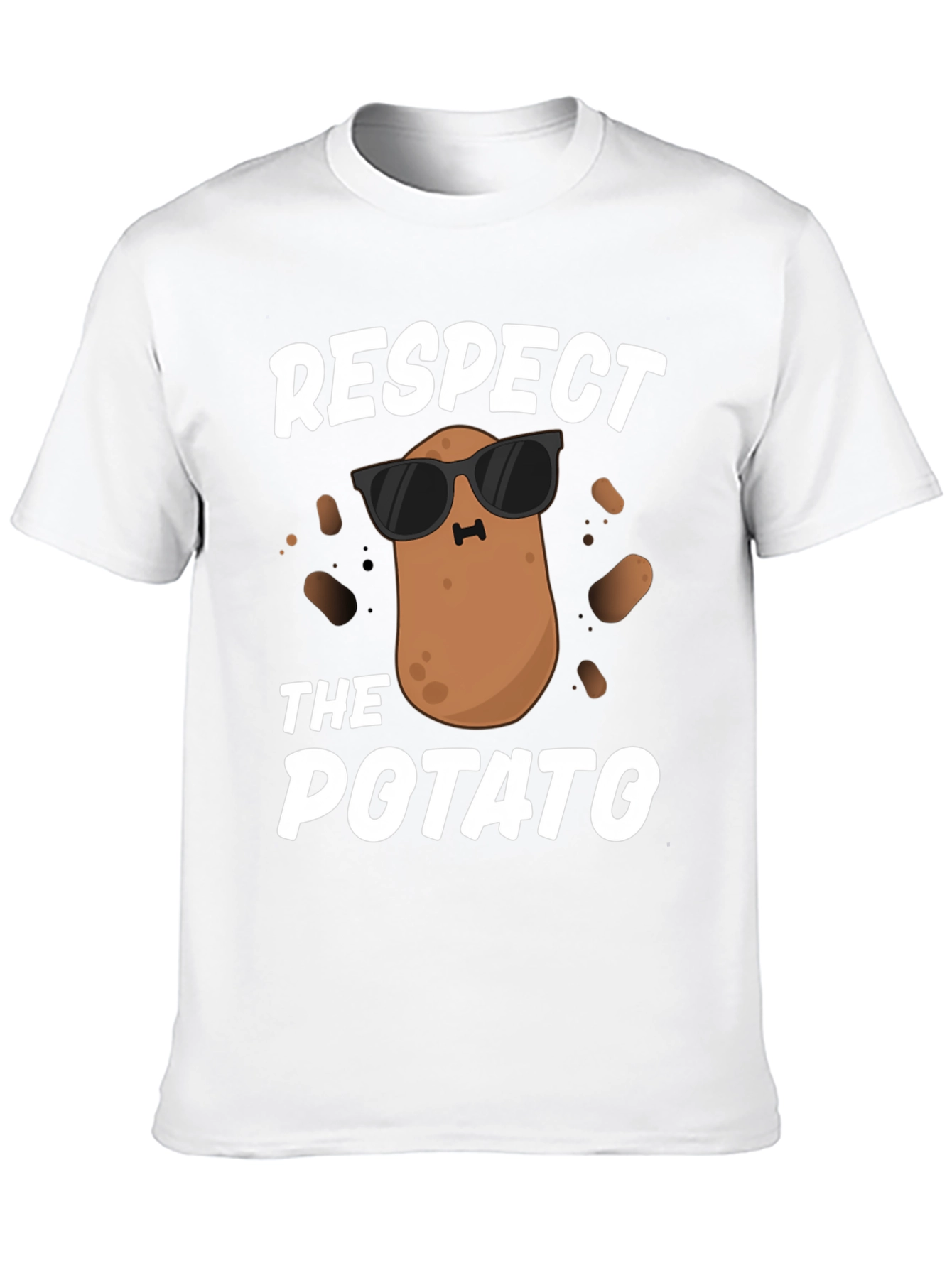 Respect the Potato Funny T-Shirt