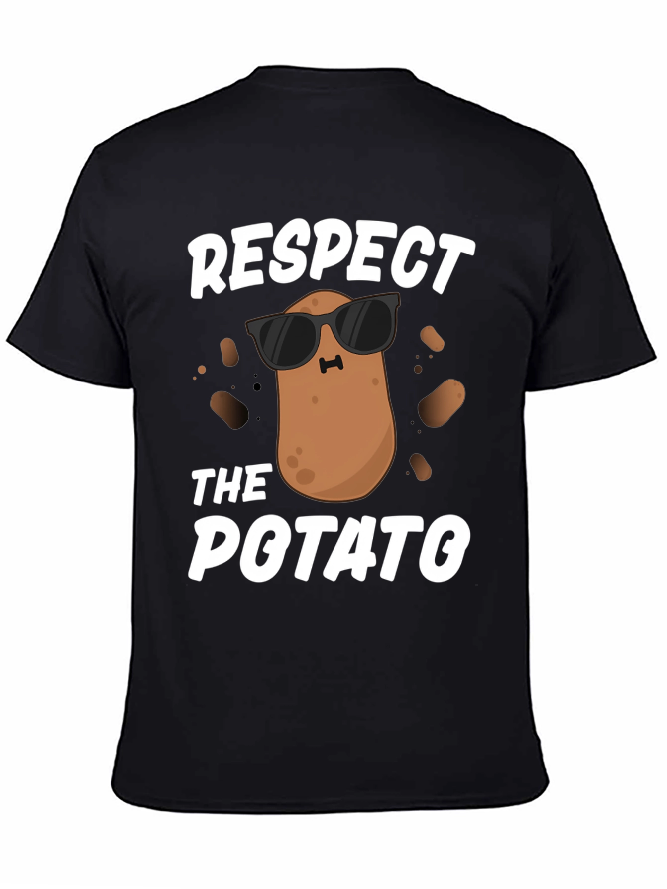 Respect the Potato Funny T-Shirt