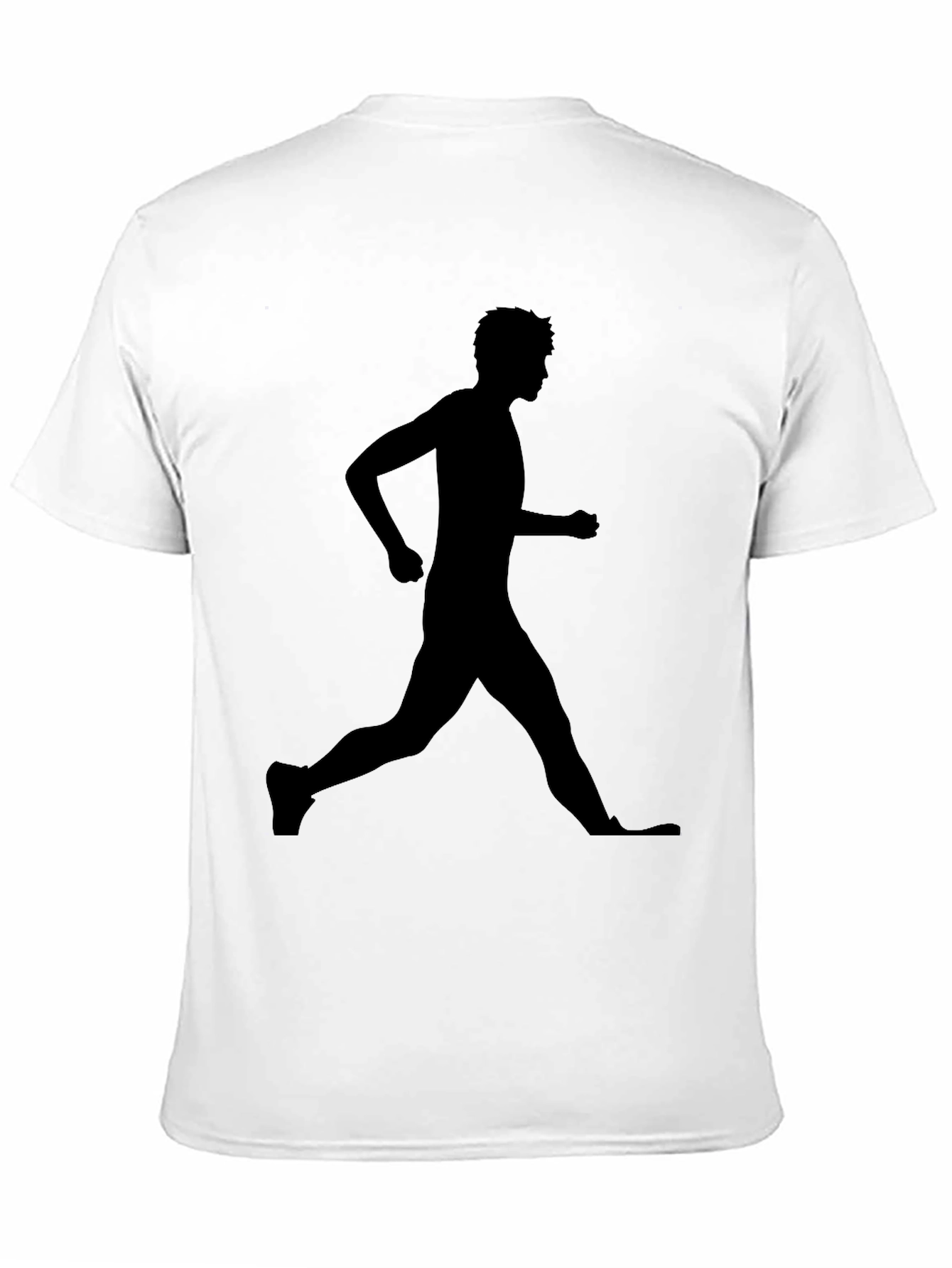 Silhouette Runner Graphic T-Shirt - Black