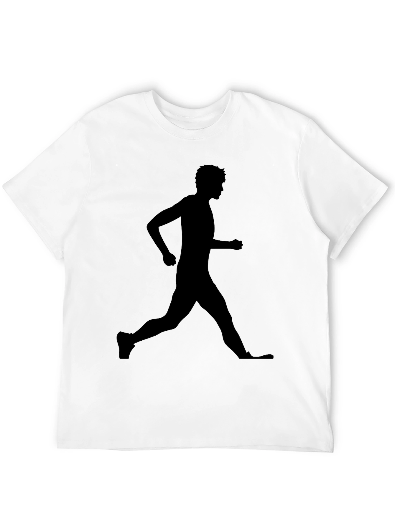 Silhouette Runner Graphic T-Shirt - Black