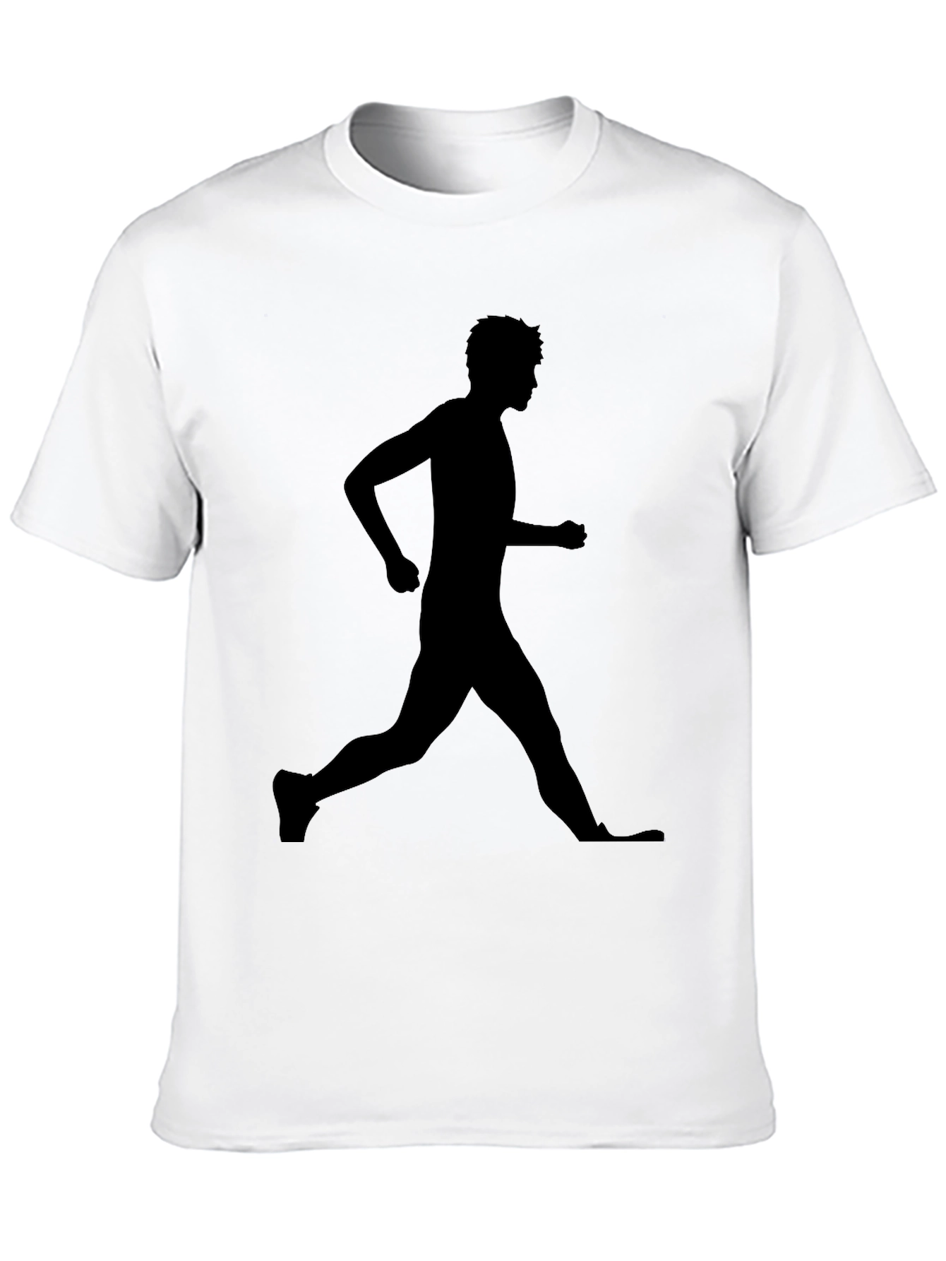 Silhouette Runner Graphic T-Shirt - Black