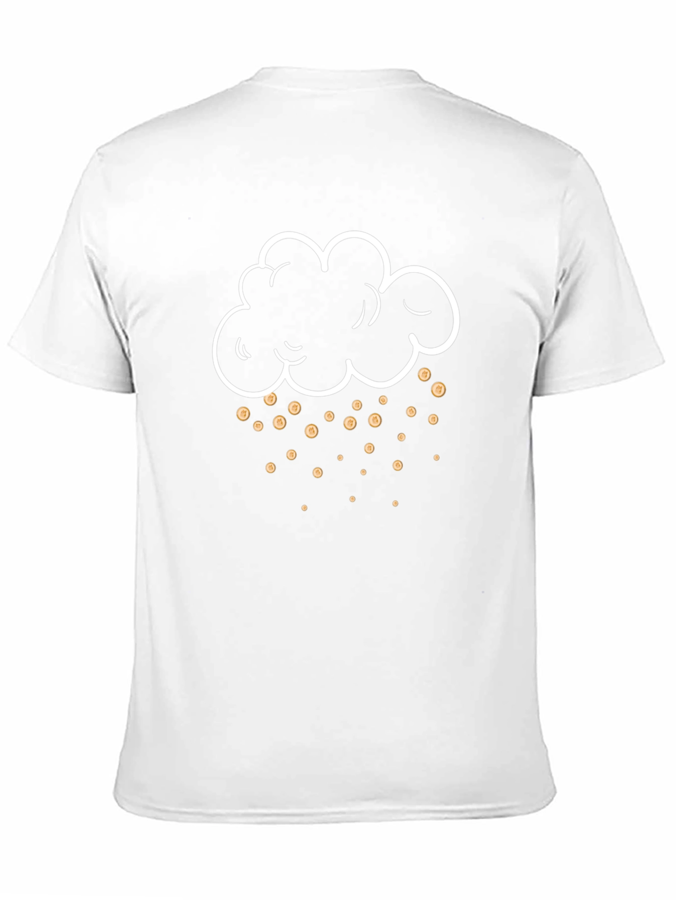 Rain of Coins Graphic Tee - Black