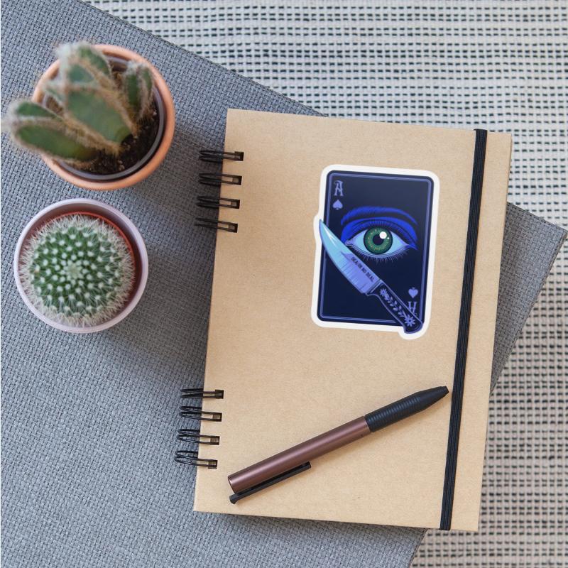 Deal or No Deal Knife & Eye Ace Card | Dark Art