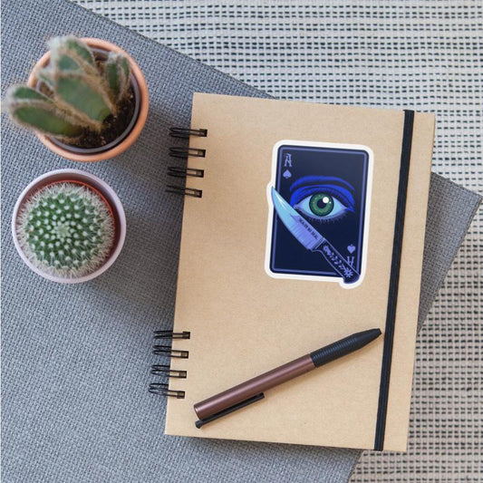 Deal or No Deal Knife & Eye Ace Card | Dark Art