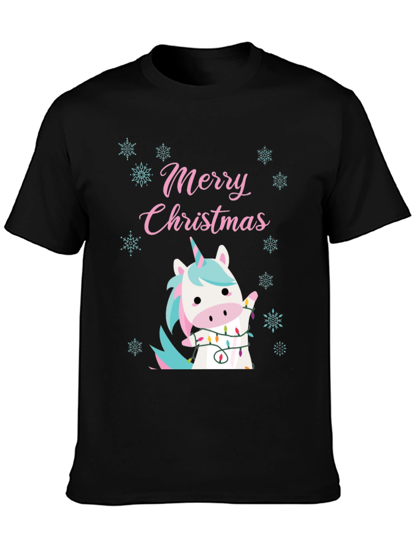 Merry Christmas Unicorn Tee