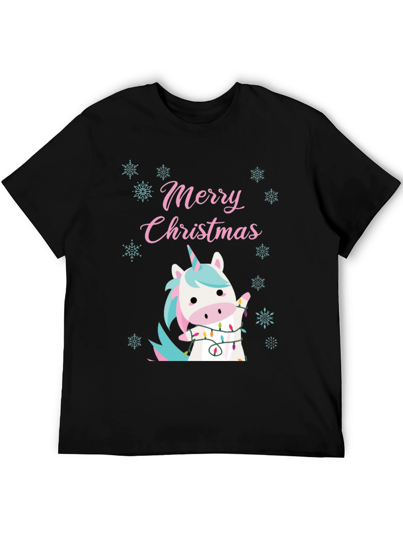 Merry Christmas Unicorn Tee