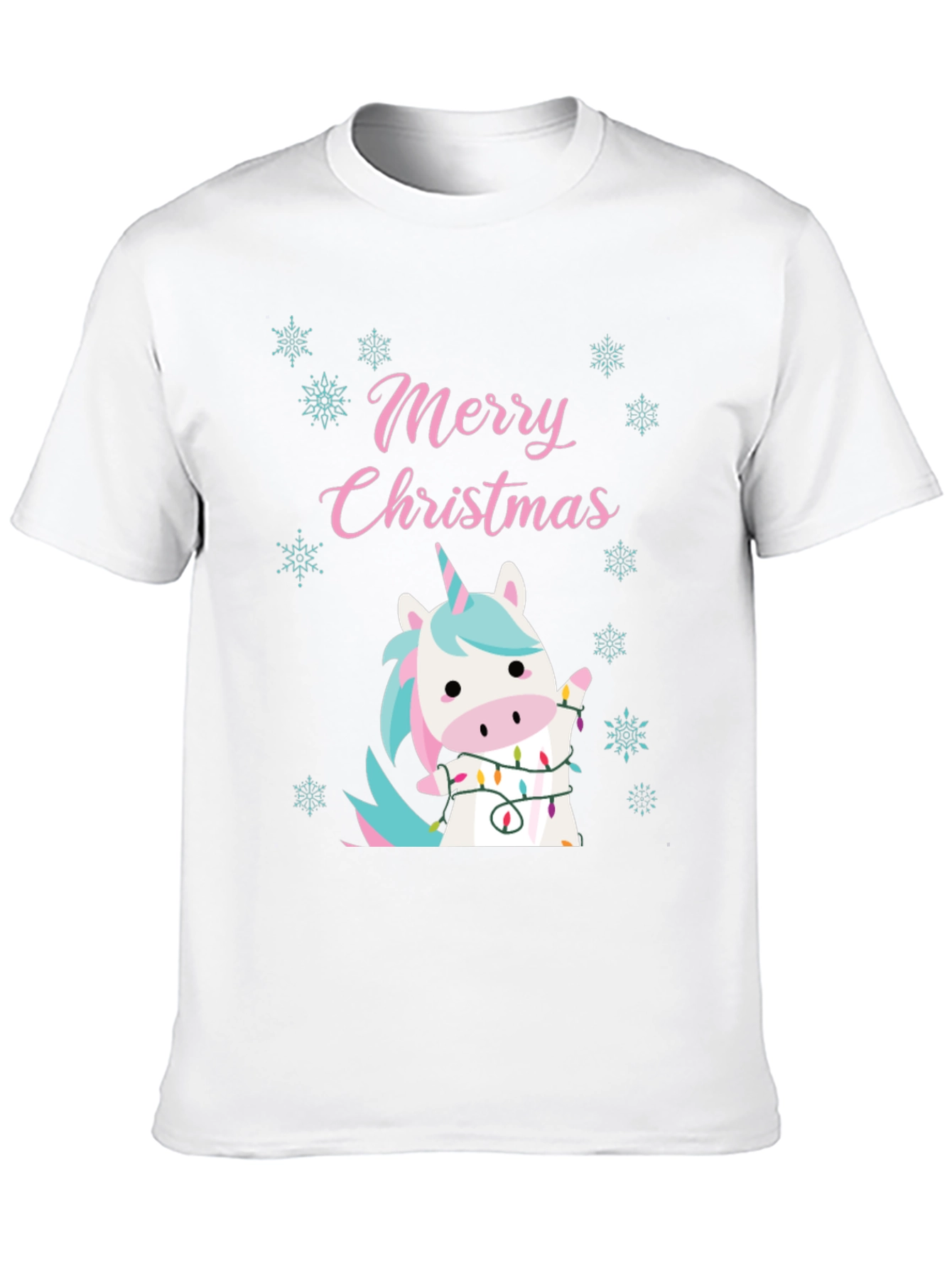 Merry Christmas Unicorn Tee