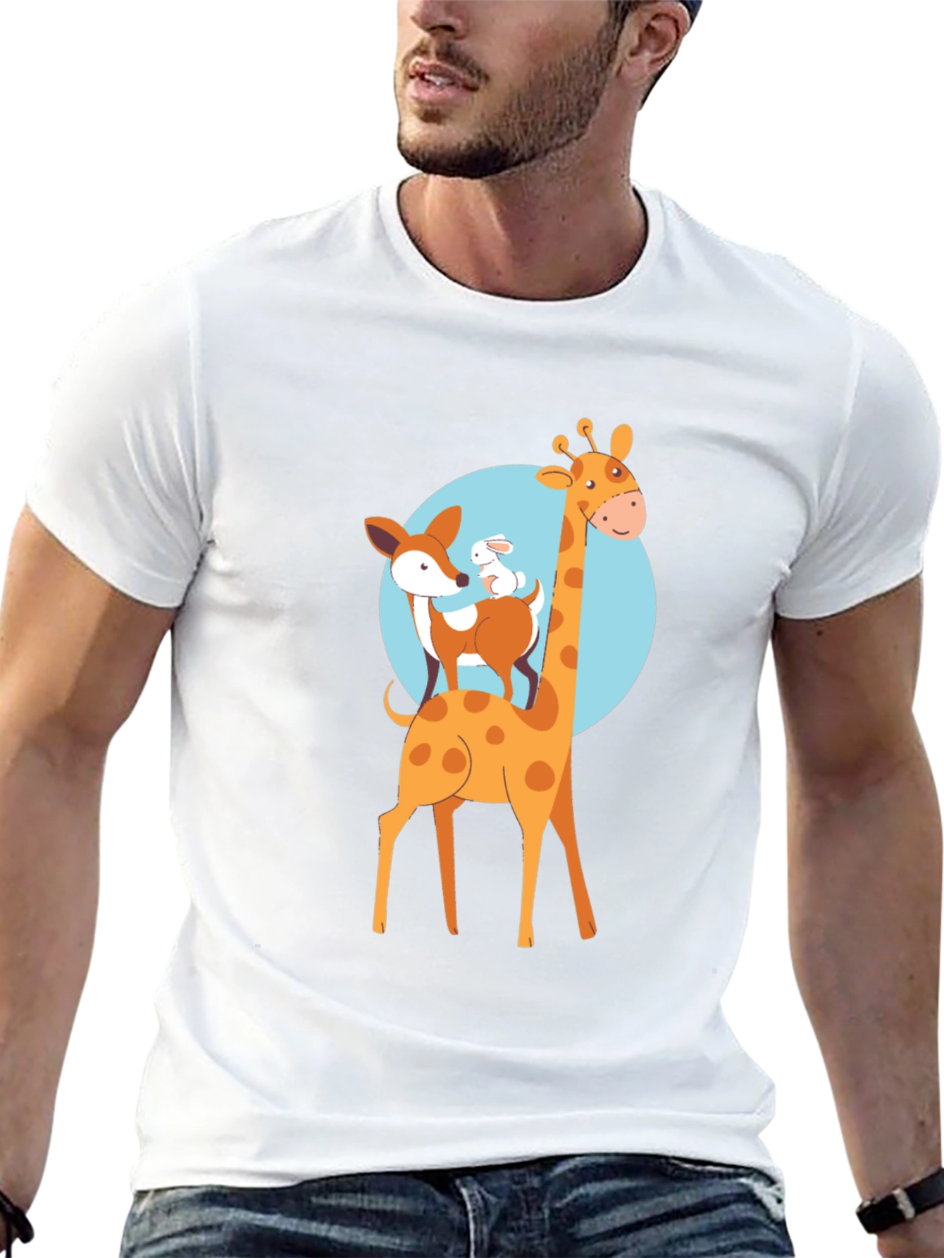 Fun Animal Friends Graphic Tee